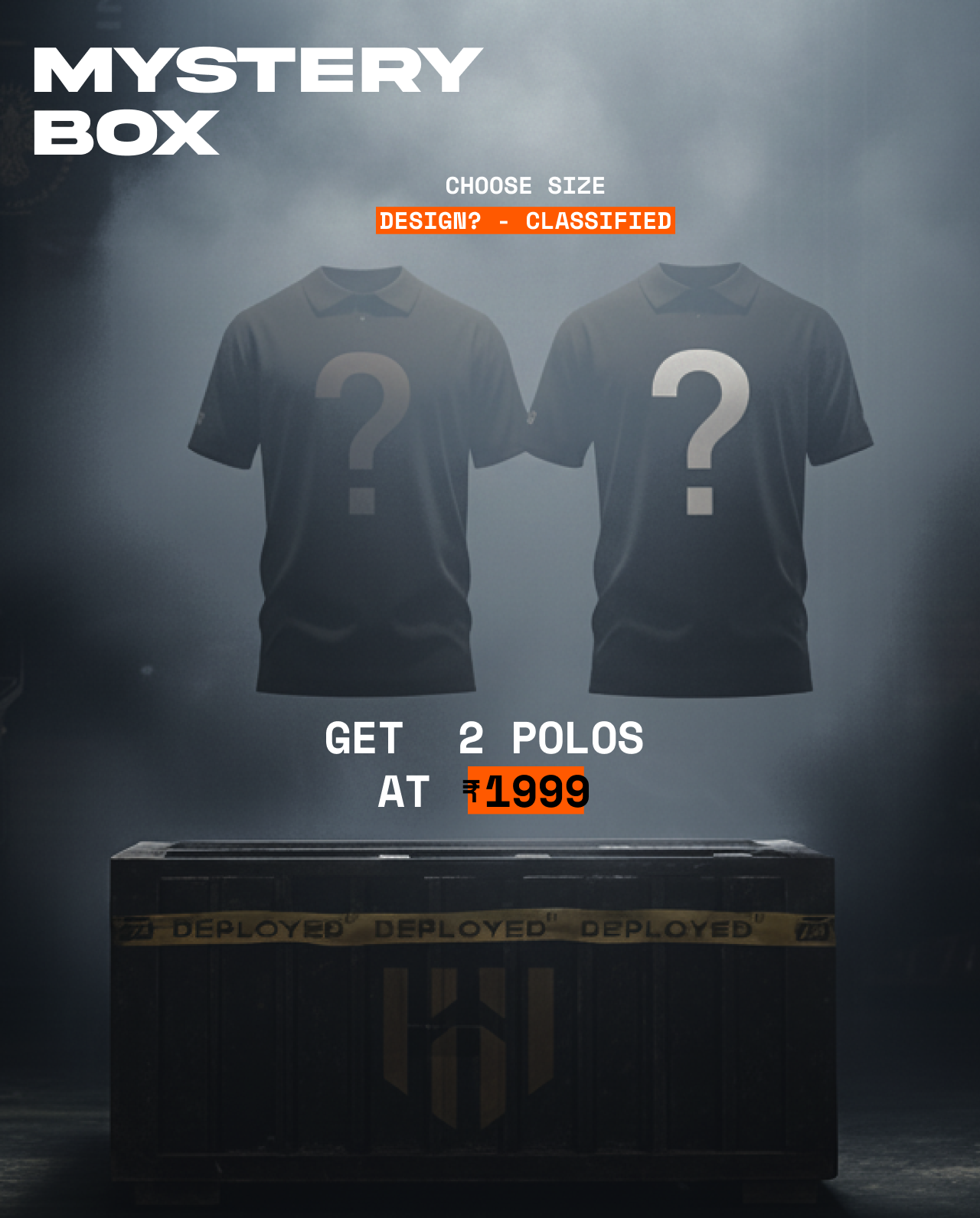Mystery Box: Get 2 Mystery Polo T-Shirts
