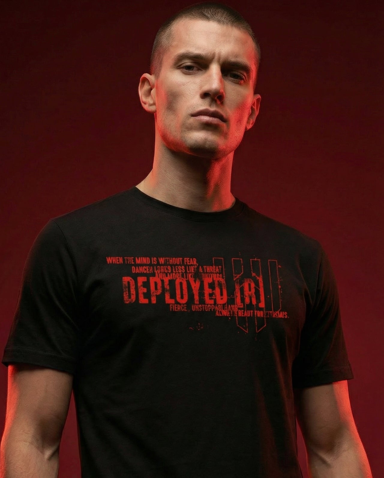 Deployed Unstoppable Signature LuxeSoft Cotton T-Shirt