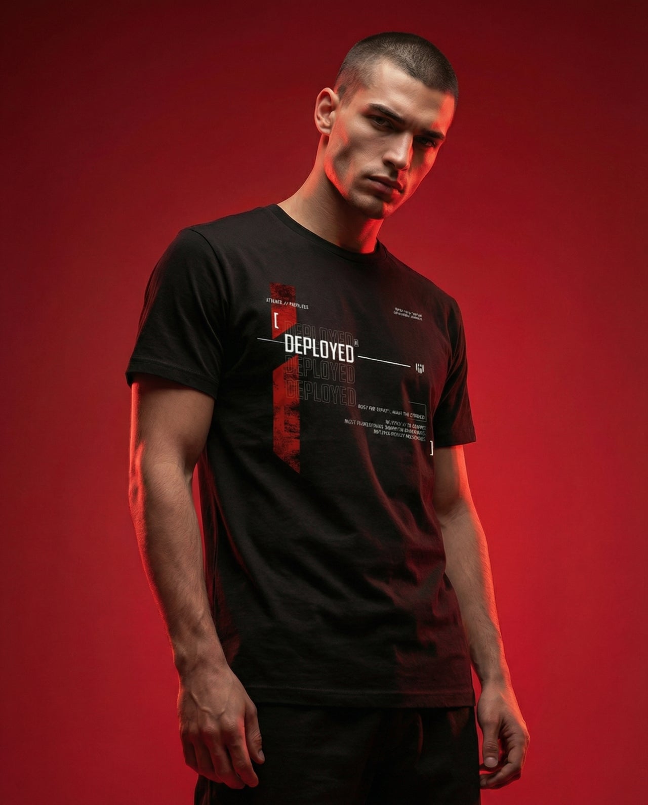 Deployed Fierce Instinct Signature LuxeSoft Cotton T-Shirt