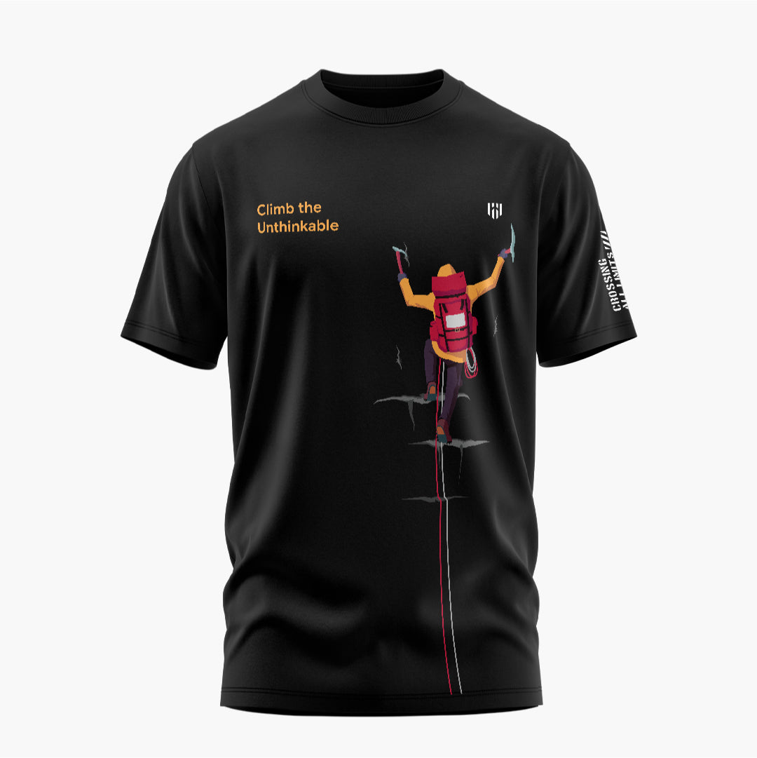 Climb the unthinkable Signature LuxeSoft Cotton T-Shirt  - CS
