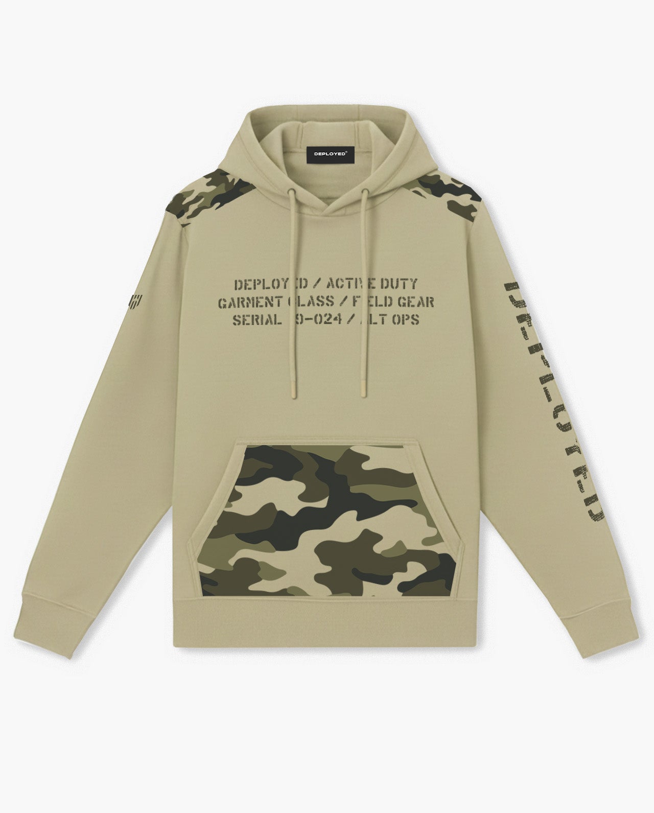 Active Duty Camo Snow Soft Premium Hoodie