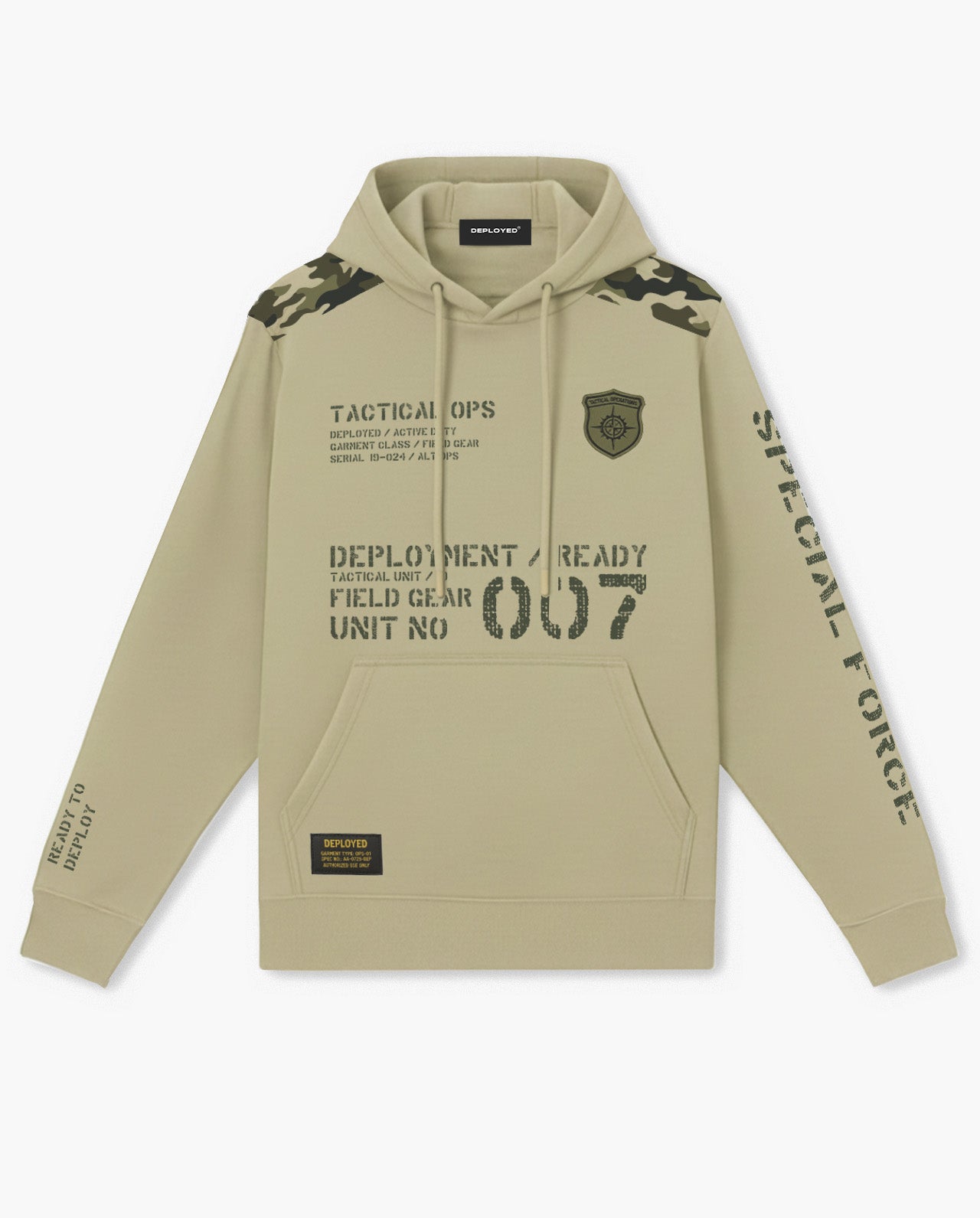 Unit 007 Camo Snow Soft Premium Hoodie