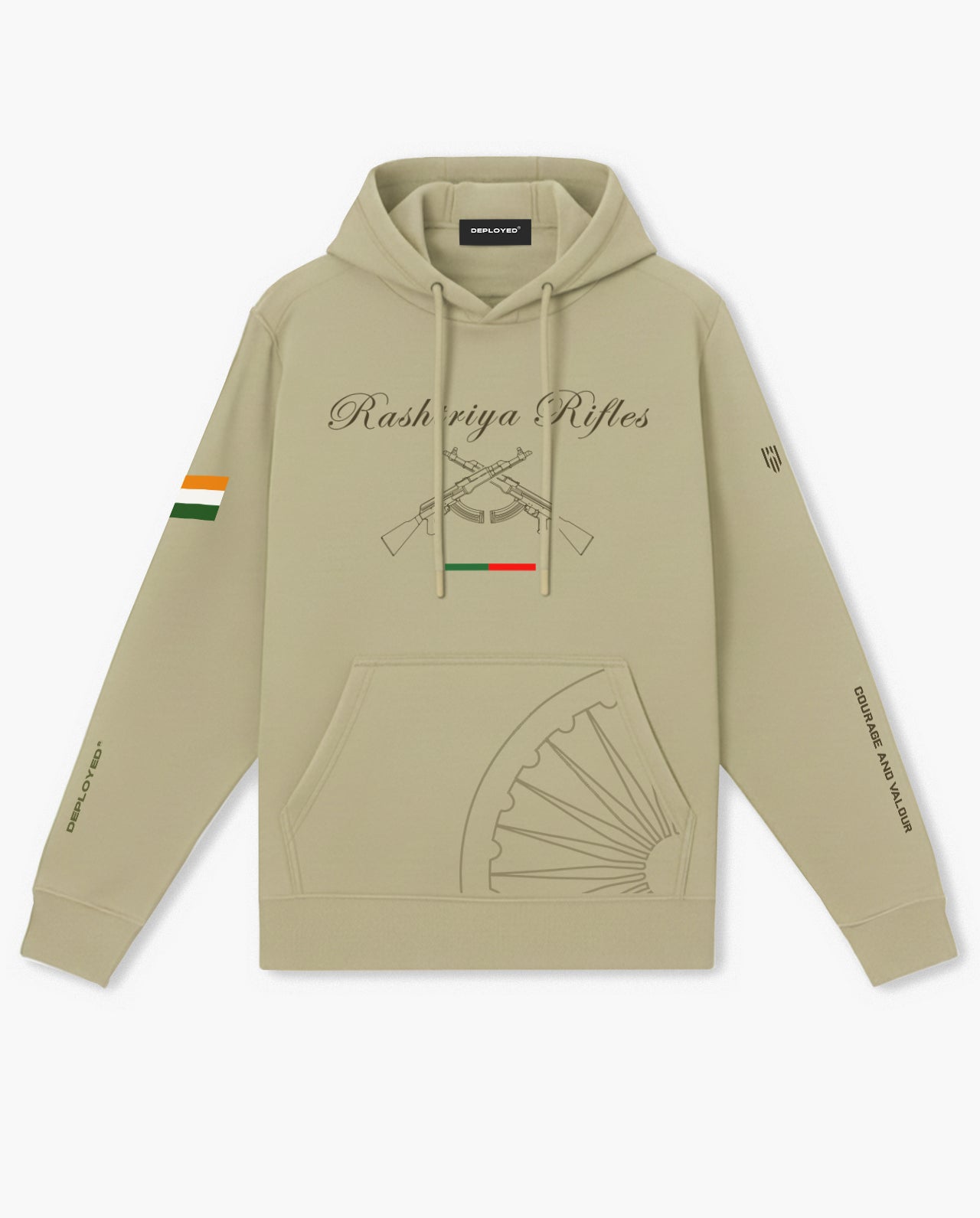 Rashtriya Rifles Special Edition Snow Soft Premium Hoodie