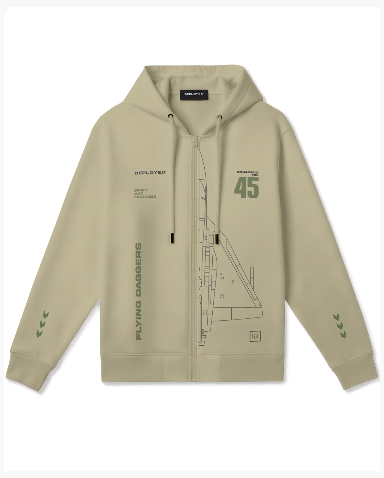 Sqdn.45 Legacy-Tejas Zipper Hoodie