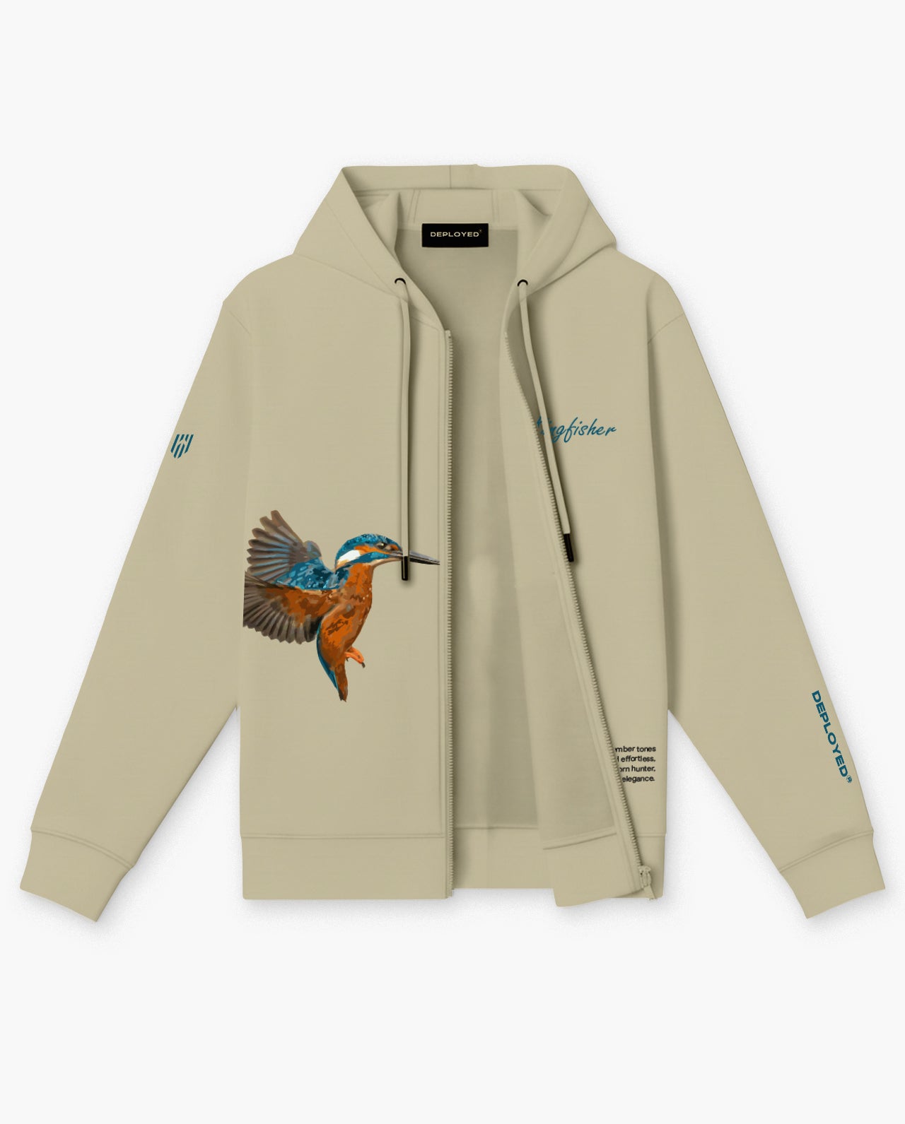 The Kingfisher Zipper Hoodie