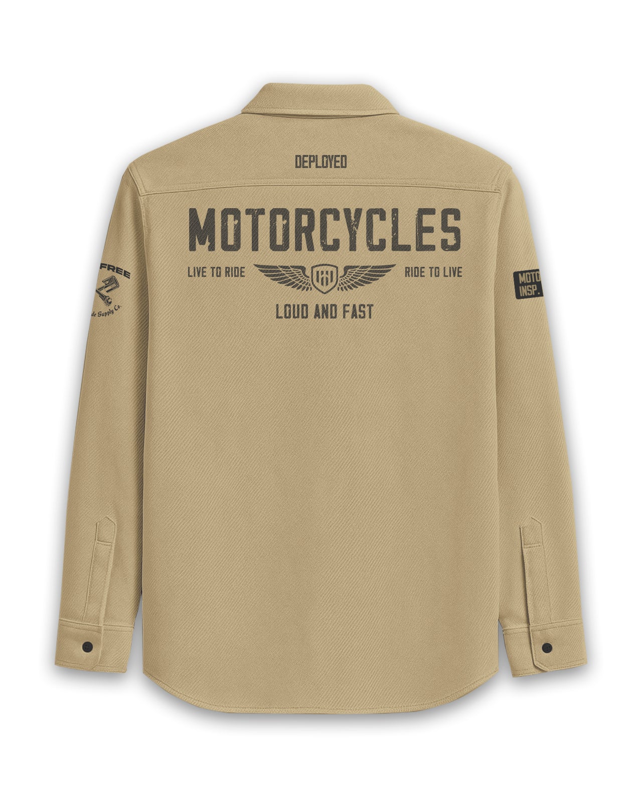 Deployed Motorcycles Cargo Shirt