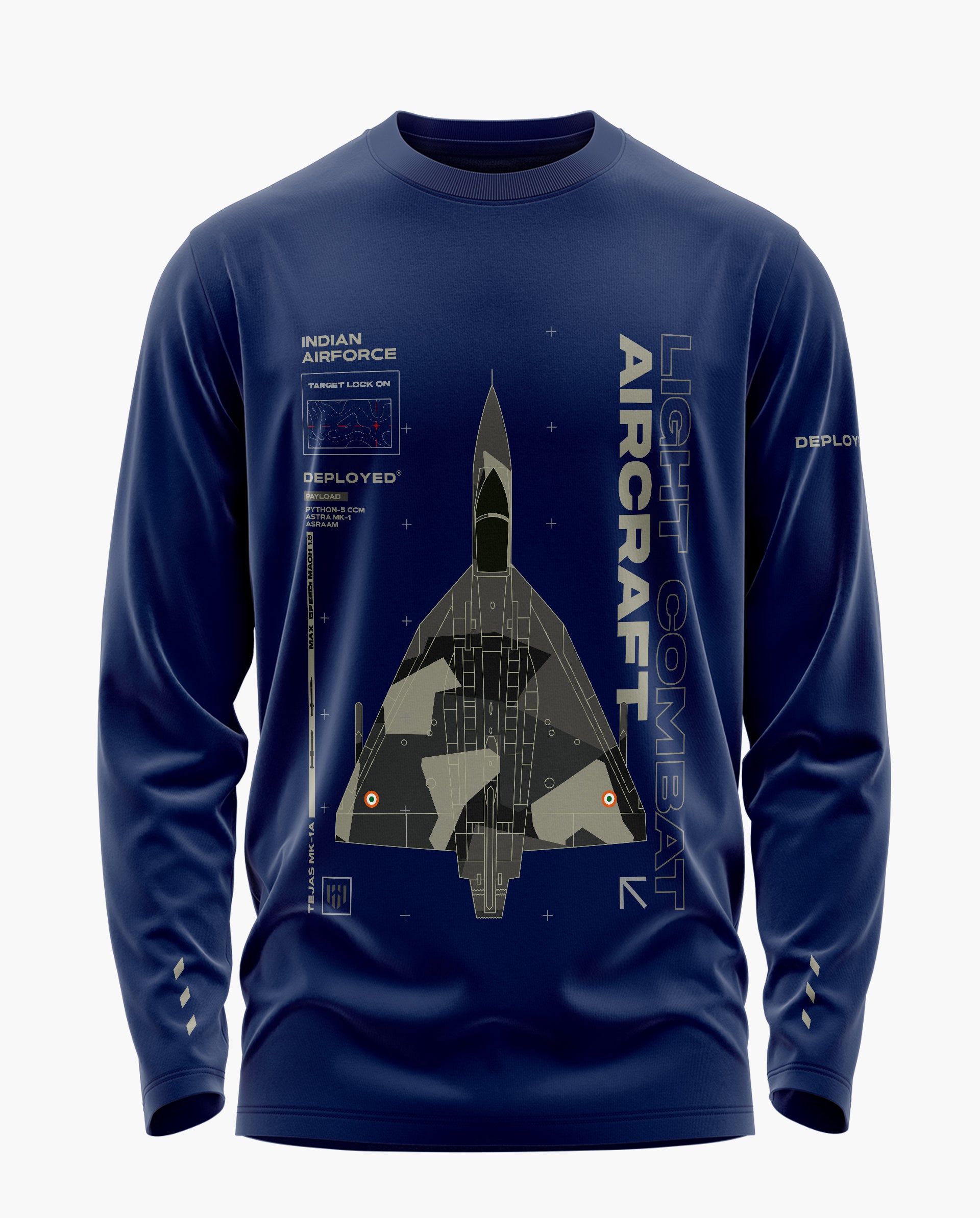 Sr-003-Camo-Tejas Signature Luxesoft Cotton Full Sleeve T-Shirt