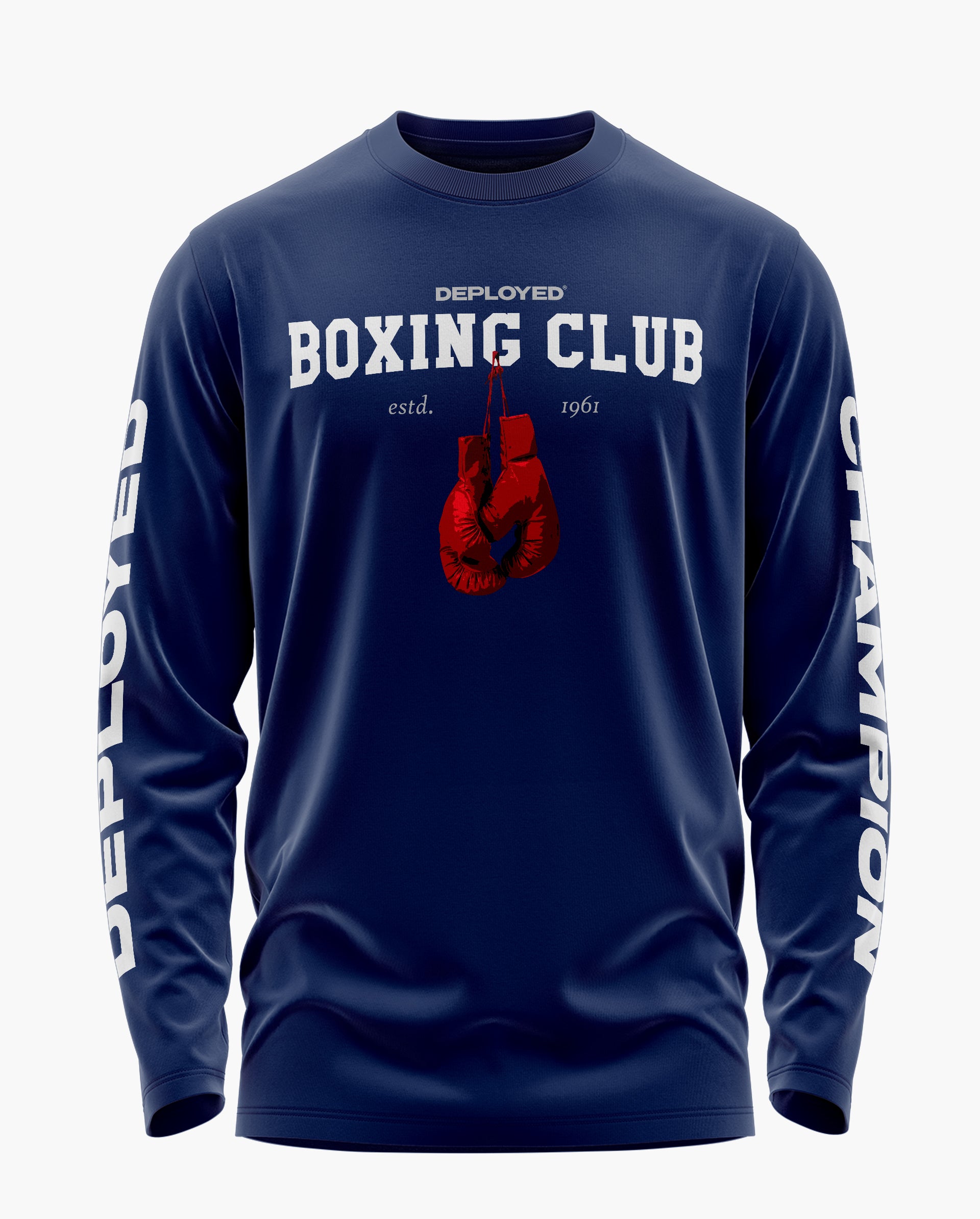 Boxing Club Signature Luxesoft Cotton Full Sleeve T-Shirt