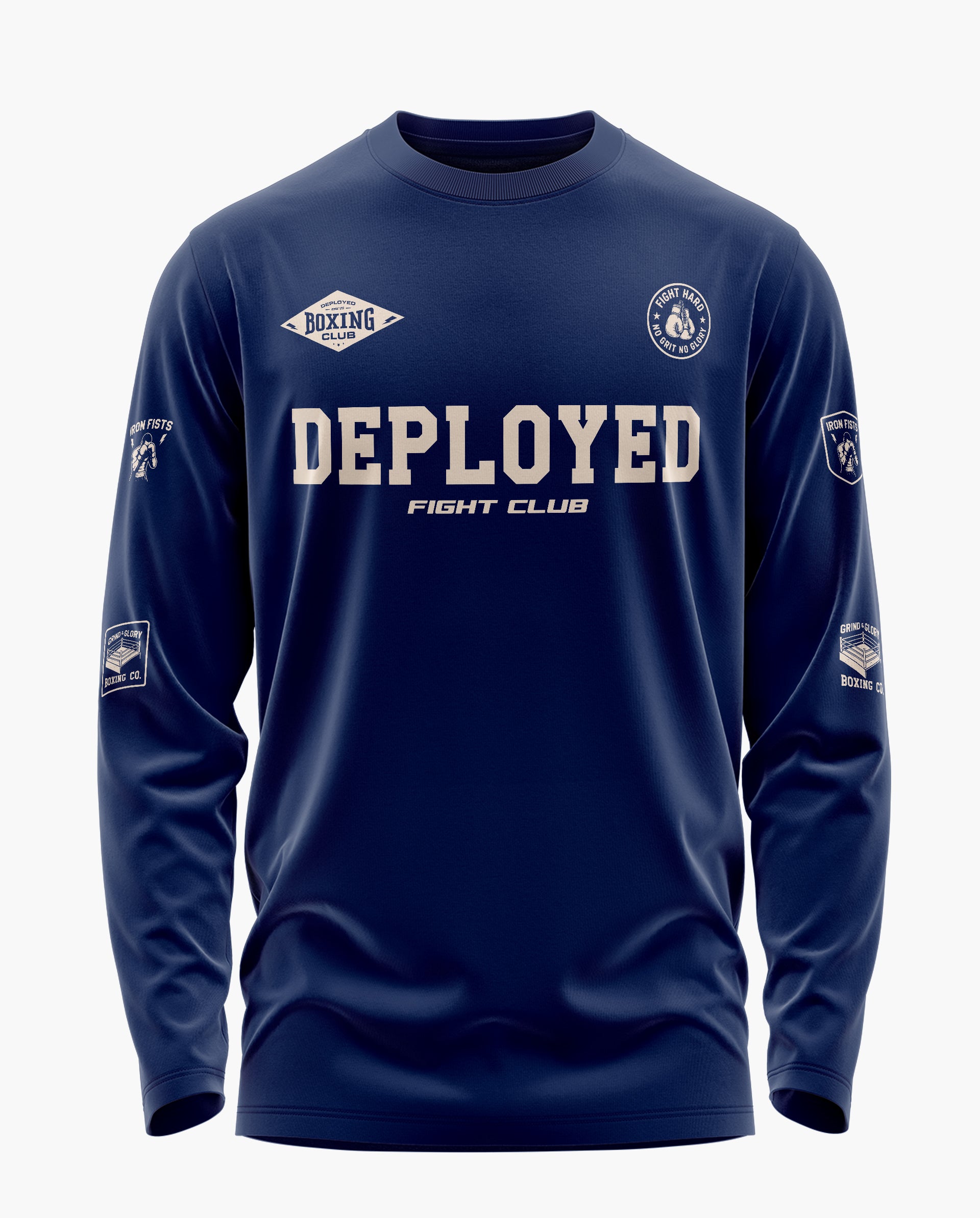 Deployed Flight Club Signature Luxesoft Cotton Full Sleeve T-Shirt