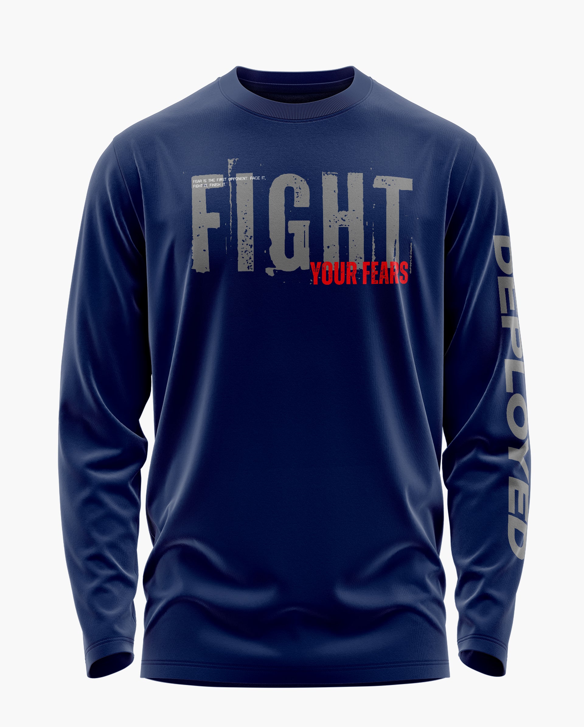 Fight Your Fear Signature Luxesoft Cotton Full Sleeve T-Shirt