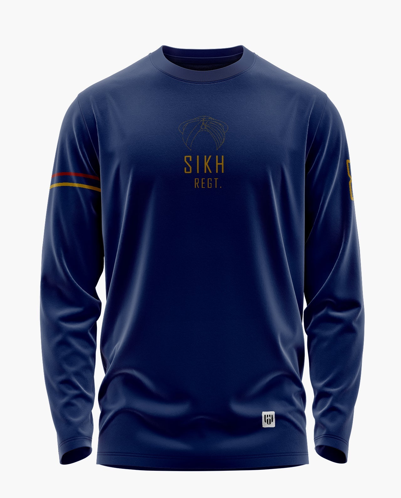 8 Sikh Regt Signature Luxesoft Cotton Full Sleeve T-Shirt  - CS