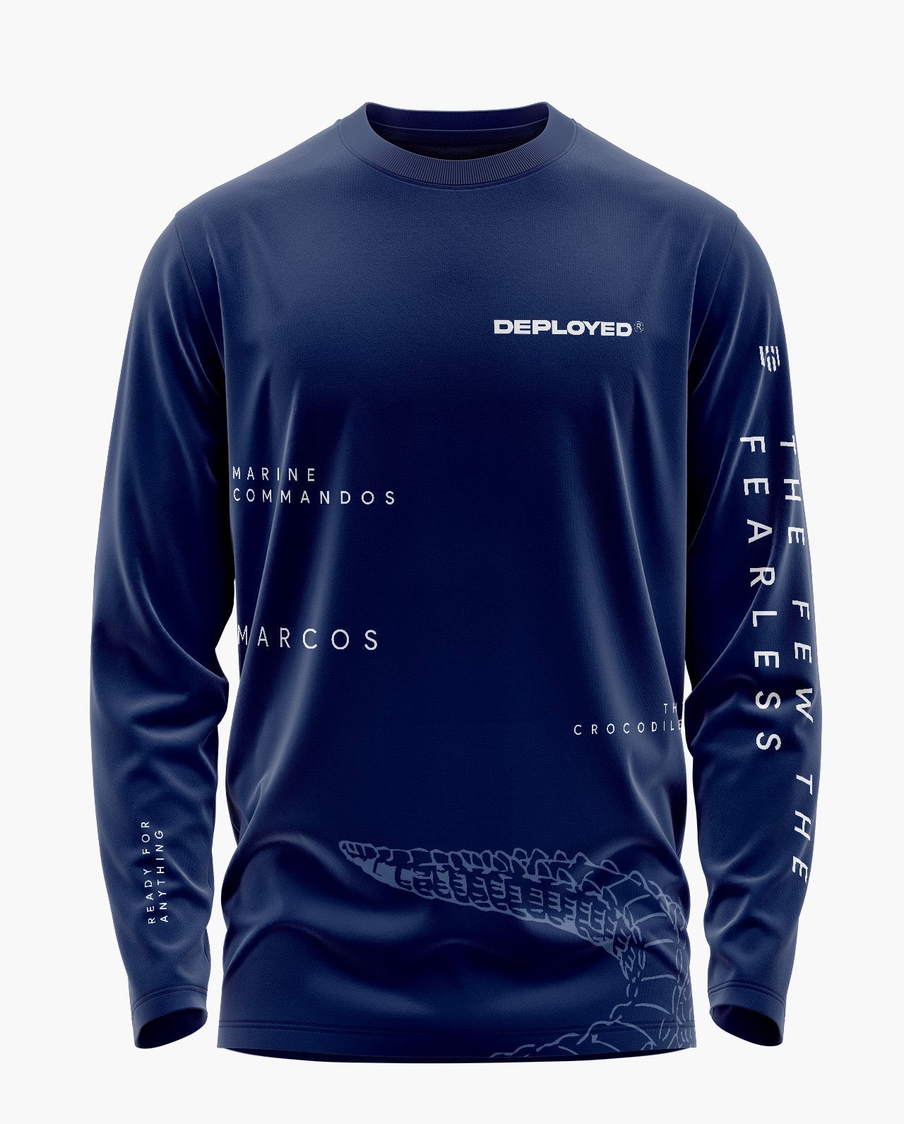 Deployed Marcos Sp Ed Signature Luxesoft Cotton Full Sleeve T-Shirt - CS