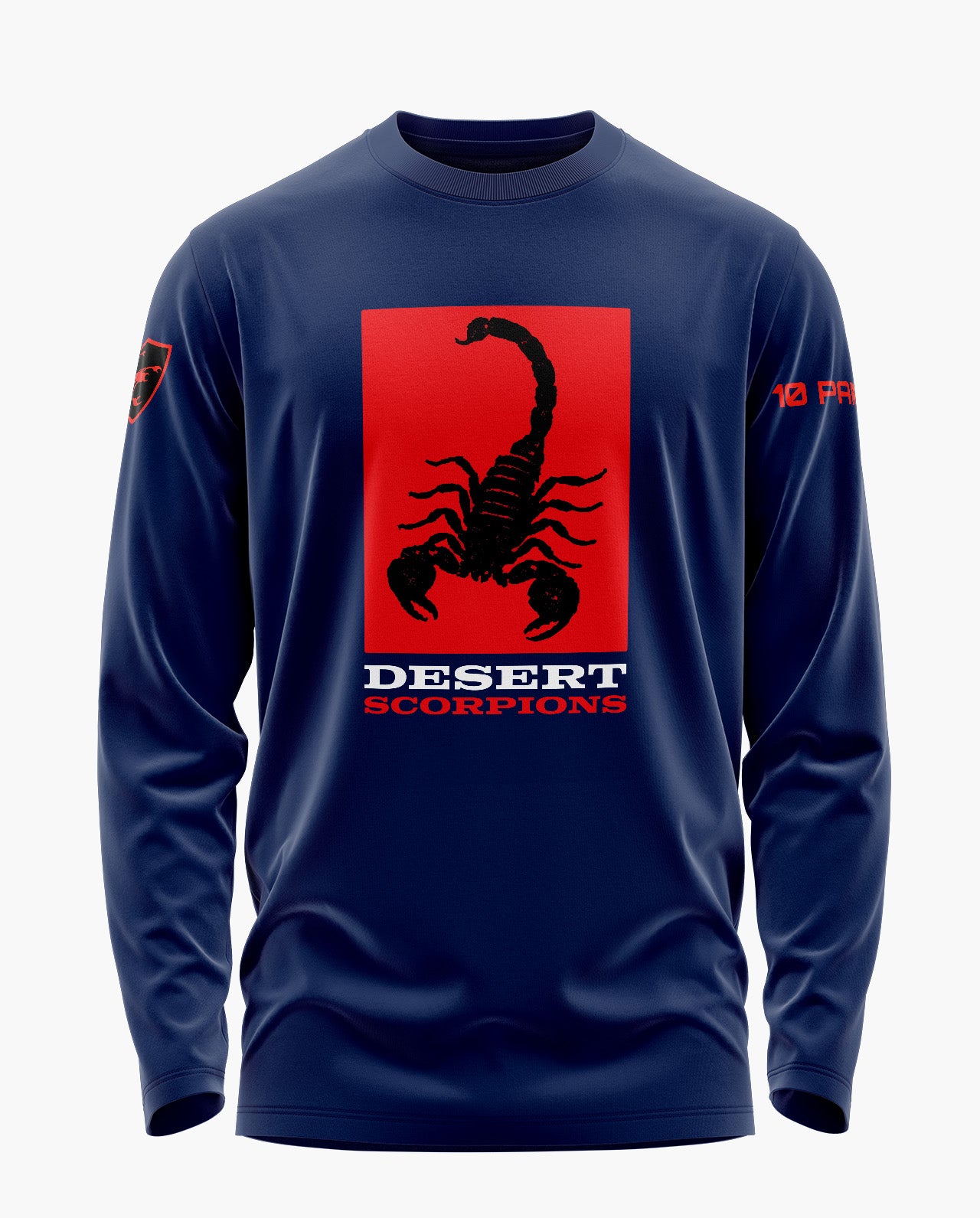 Desert Scorpions-10 Para Sf Signature Luxesoft Cotton Full Sleeve T-Shirt