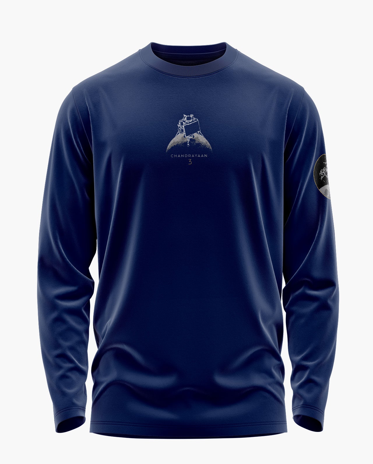 Chandrayaan On The Moon Signature Luxesoft Cotton Full Sleeve T-Shirt