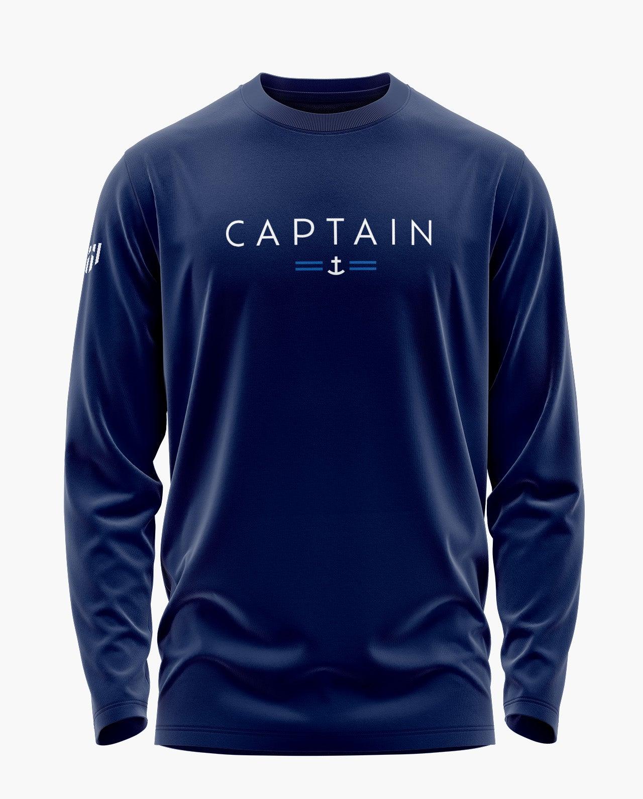 Captain Signature Luxesoft Cotton Full Sleeve T-Shirt - CS