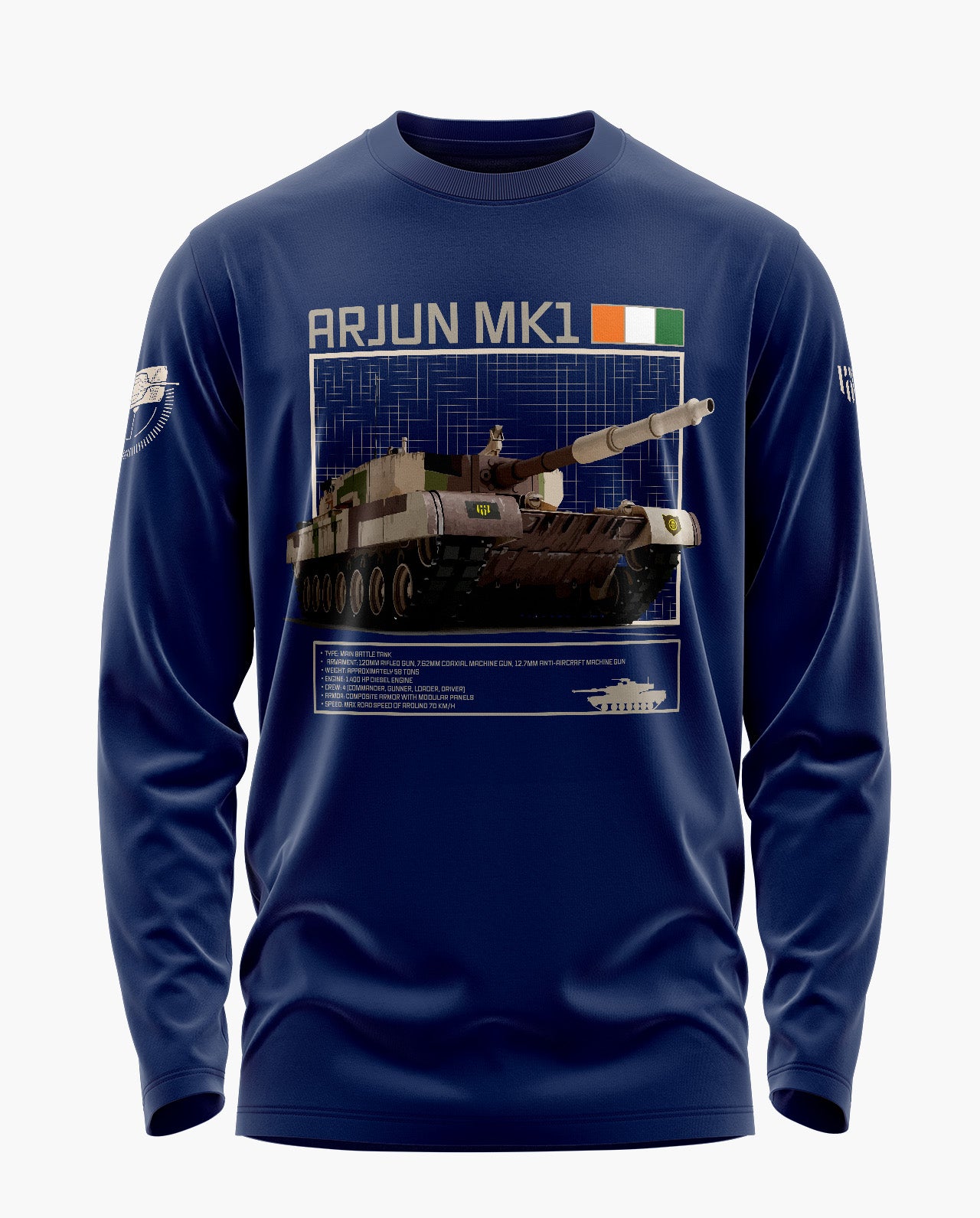ARJUN MK1 MBT ULTIMATE Full Sleeve T-Shirt - Aero Armour