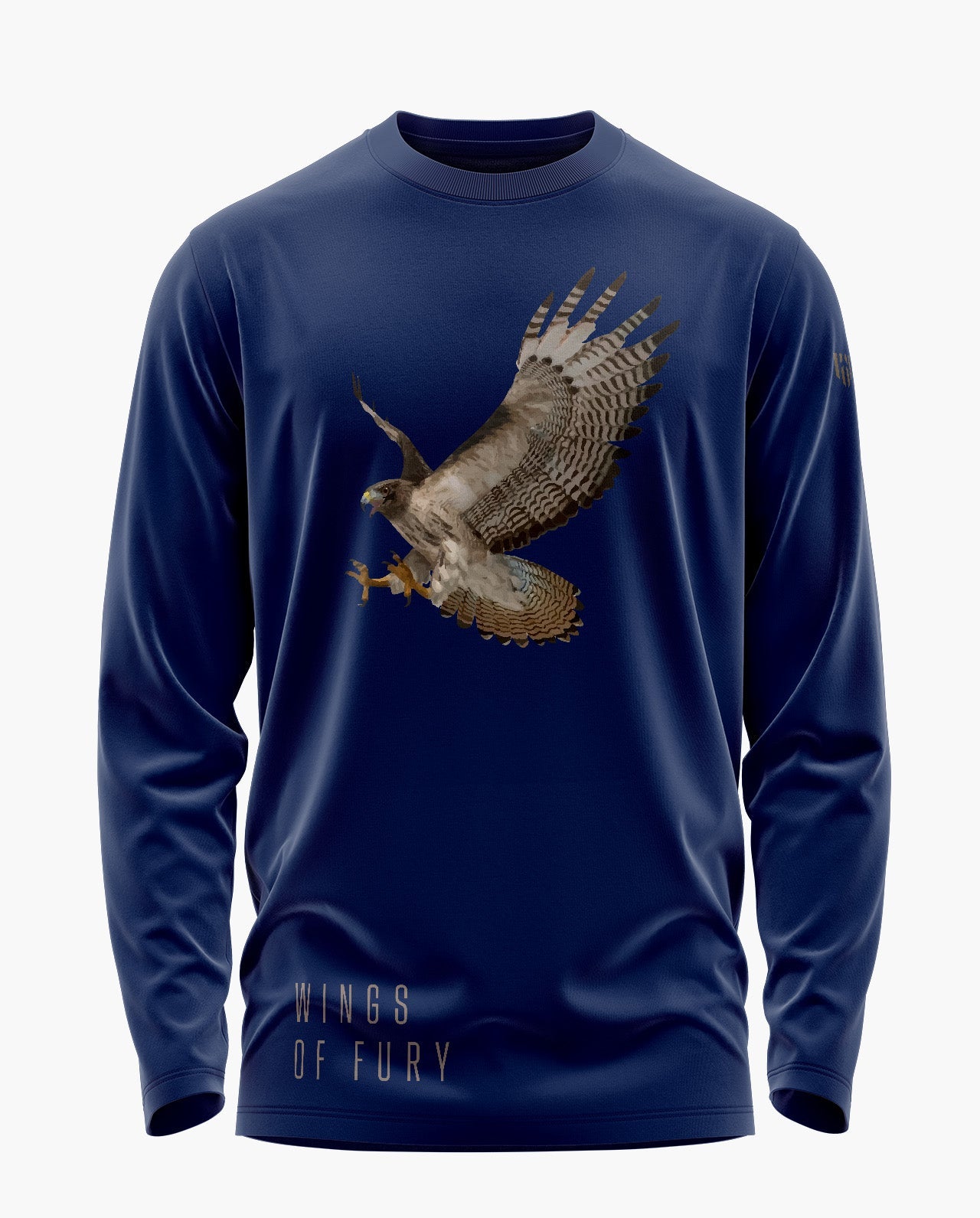 Wings Of Fury Signature Luxesoft Cotton Full Sleeve T-Shirt  - CS