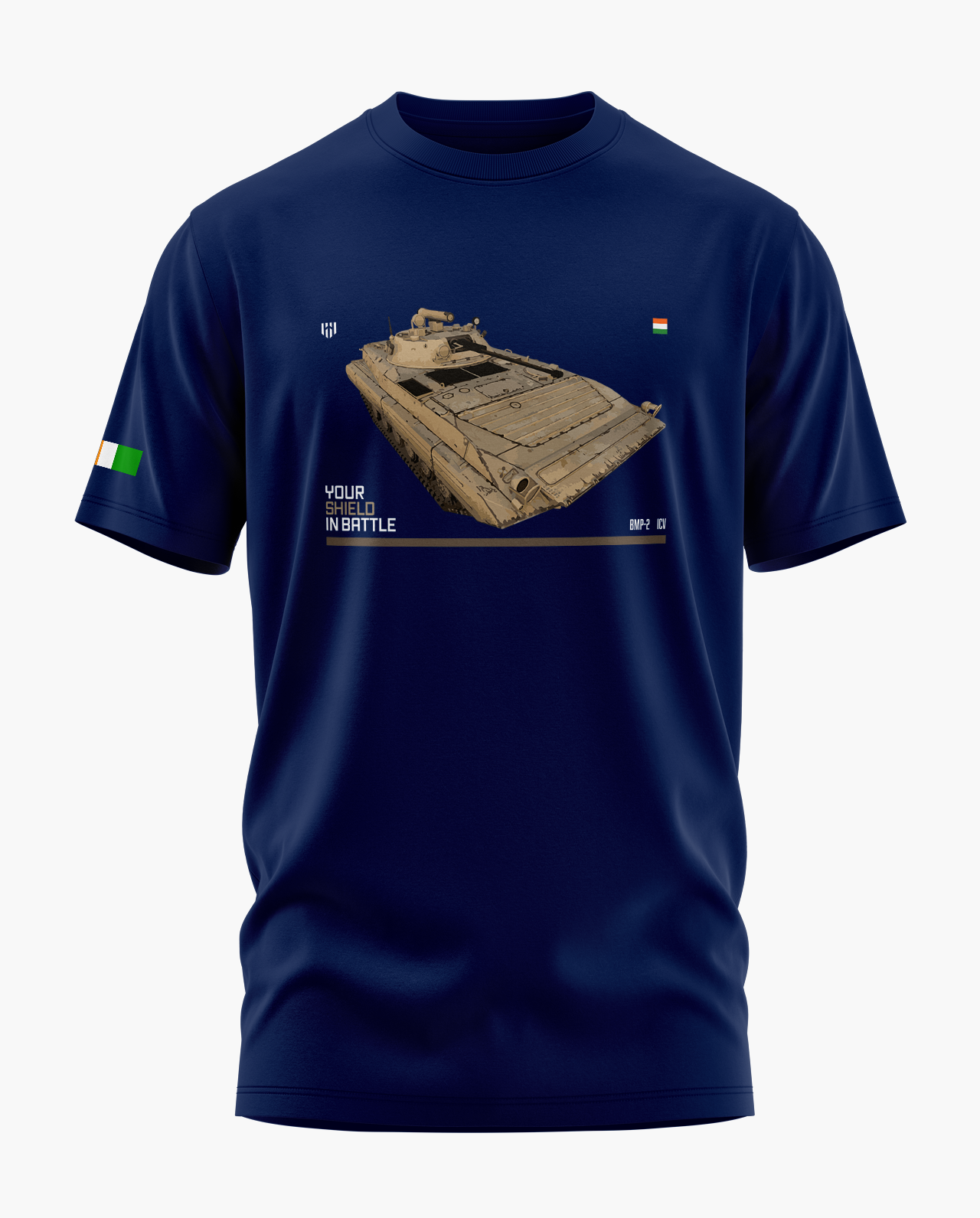 BATTLE SHIELD-BMP-2 ICV Signature LuxeSoft Cotton T-Shirt