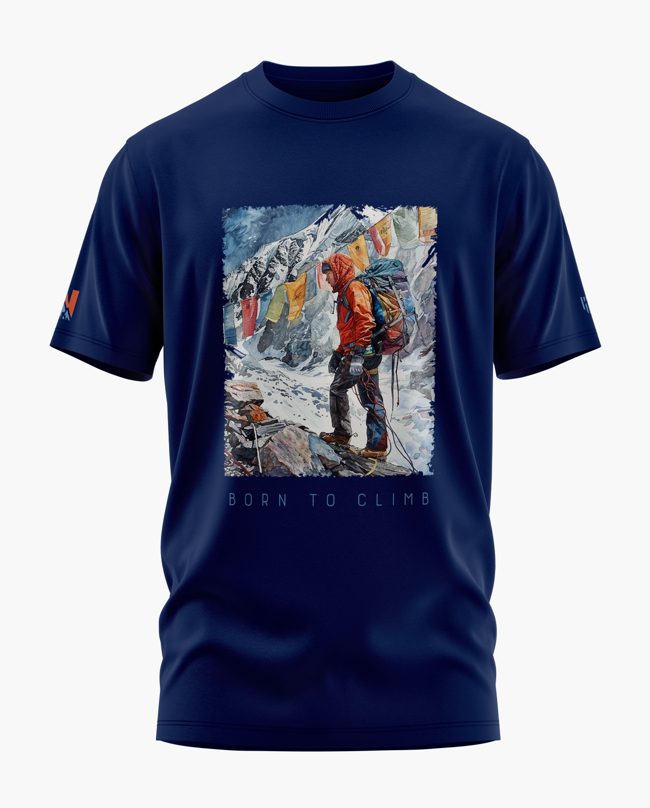 BORN TO CLIMB Signature LuxeSoft Cotton T-Shirt  - CS