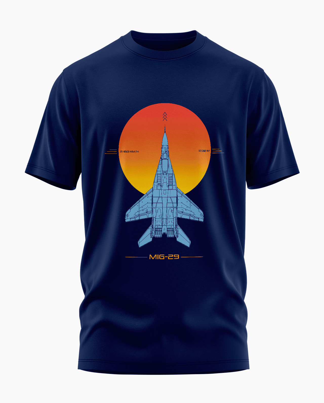 MIG 29 Blueprint T-Shirt - Aero Armour