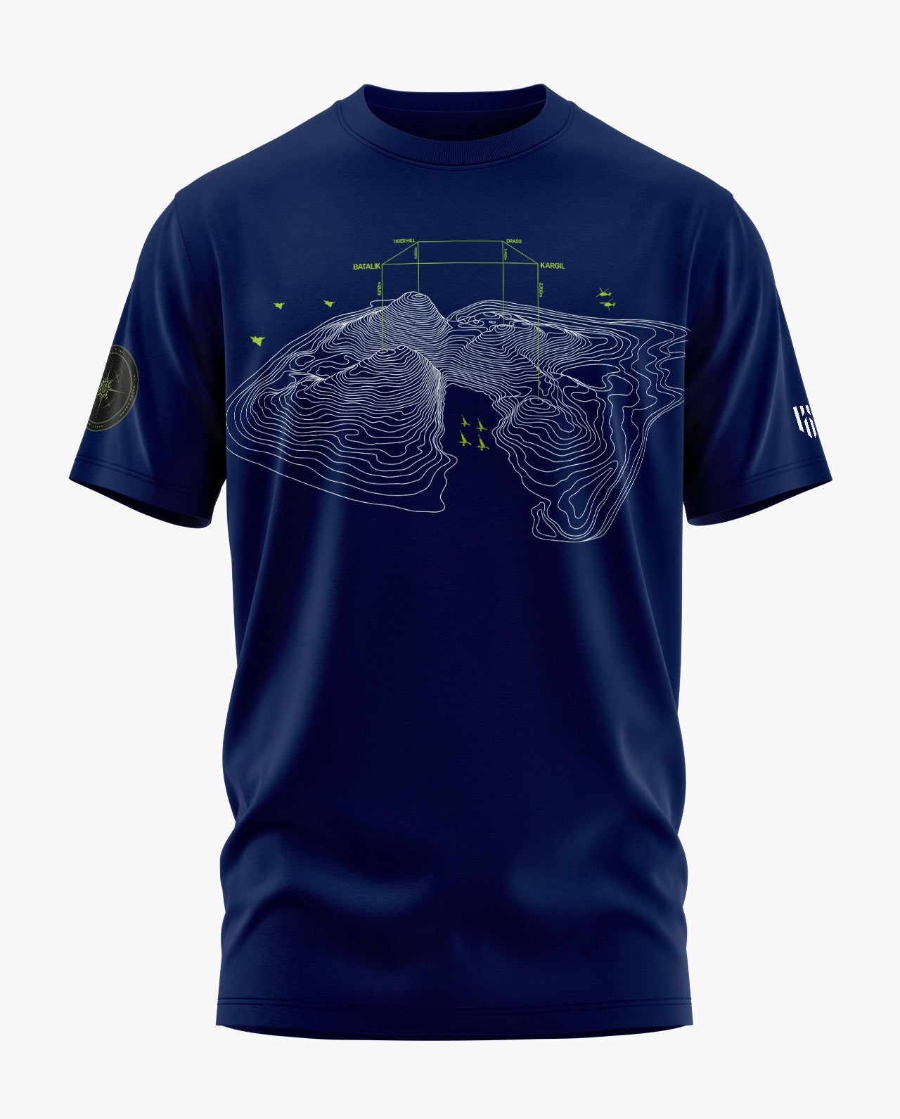 UNCHARTED TERRAINS KARGIL Signature LuxeSoft Cotton T-Shirt
