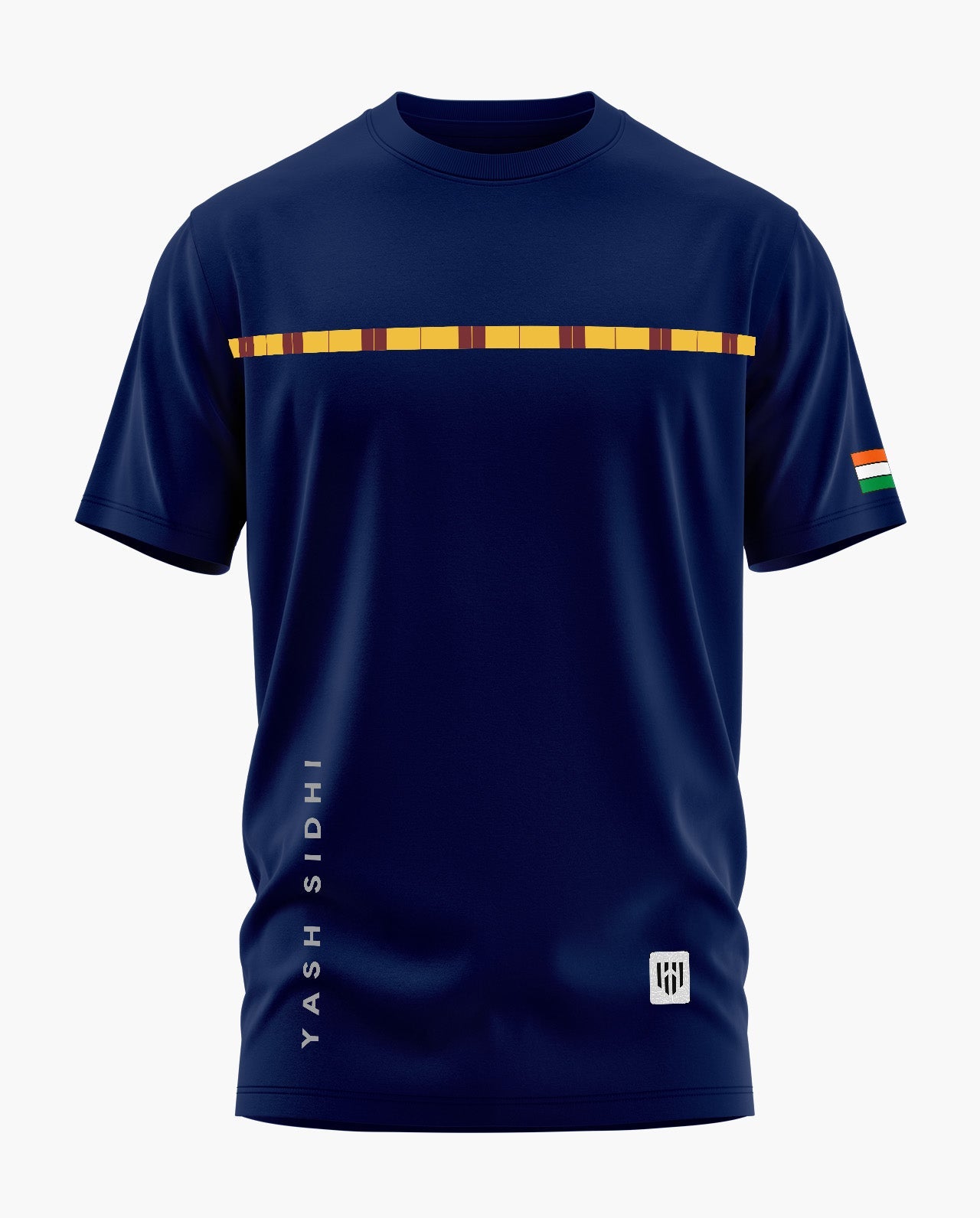 Mahar regiment stripe Signature LuxeSoft Cotton T-Shirt  - CS