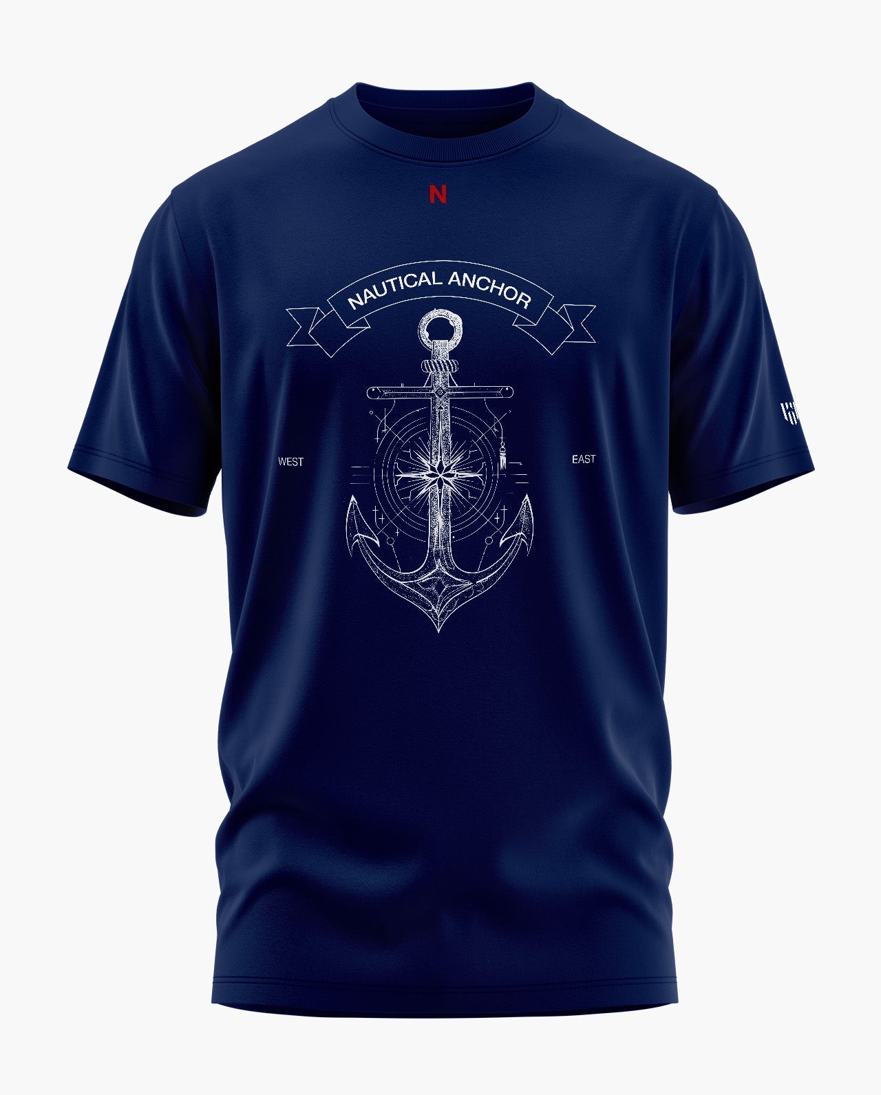 Nautical Anchor Signature LuxeSoft Cotton T-Shirt  - CS