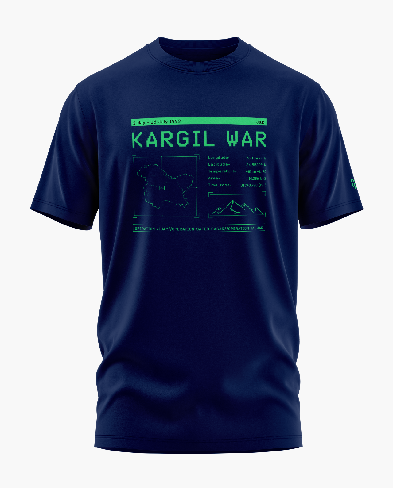 RETRO KARGIL WAR Signature LuxeSoft Cotton T-Shirt