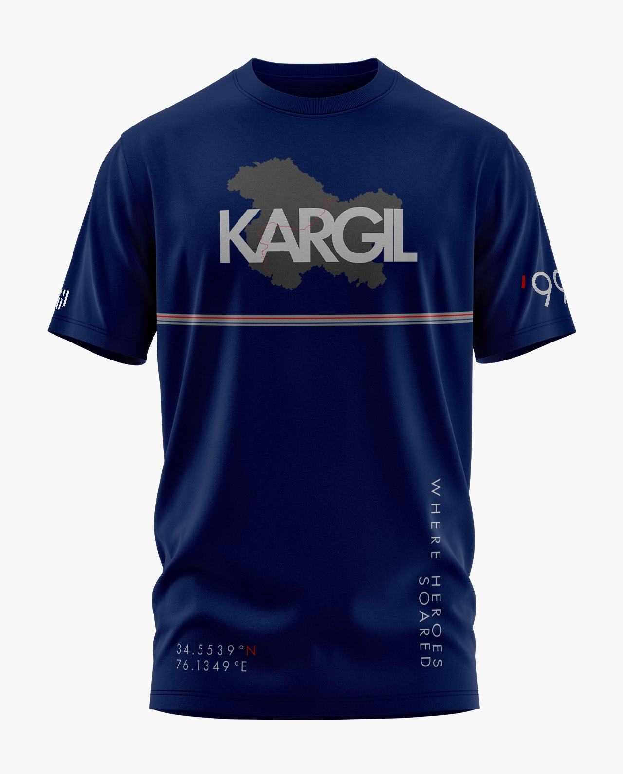 KARGIL VIJAY STRIPE Signature LuxeSoft Cotton T-Shirt