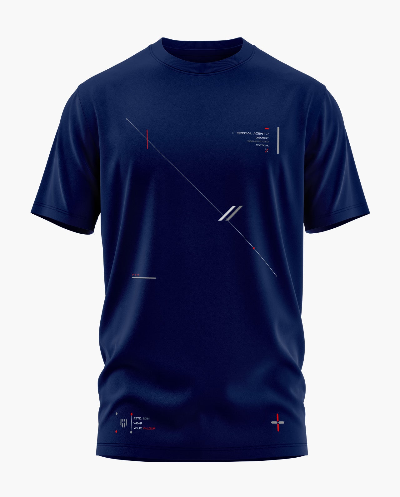 SPECIAL AGENT-DISCREET Signature LuxeSoft Cotton T-Shirt