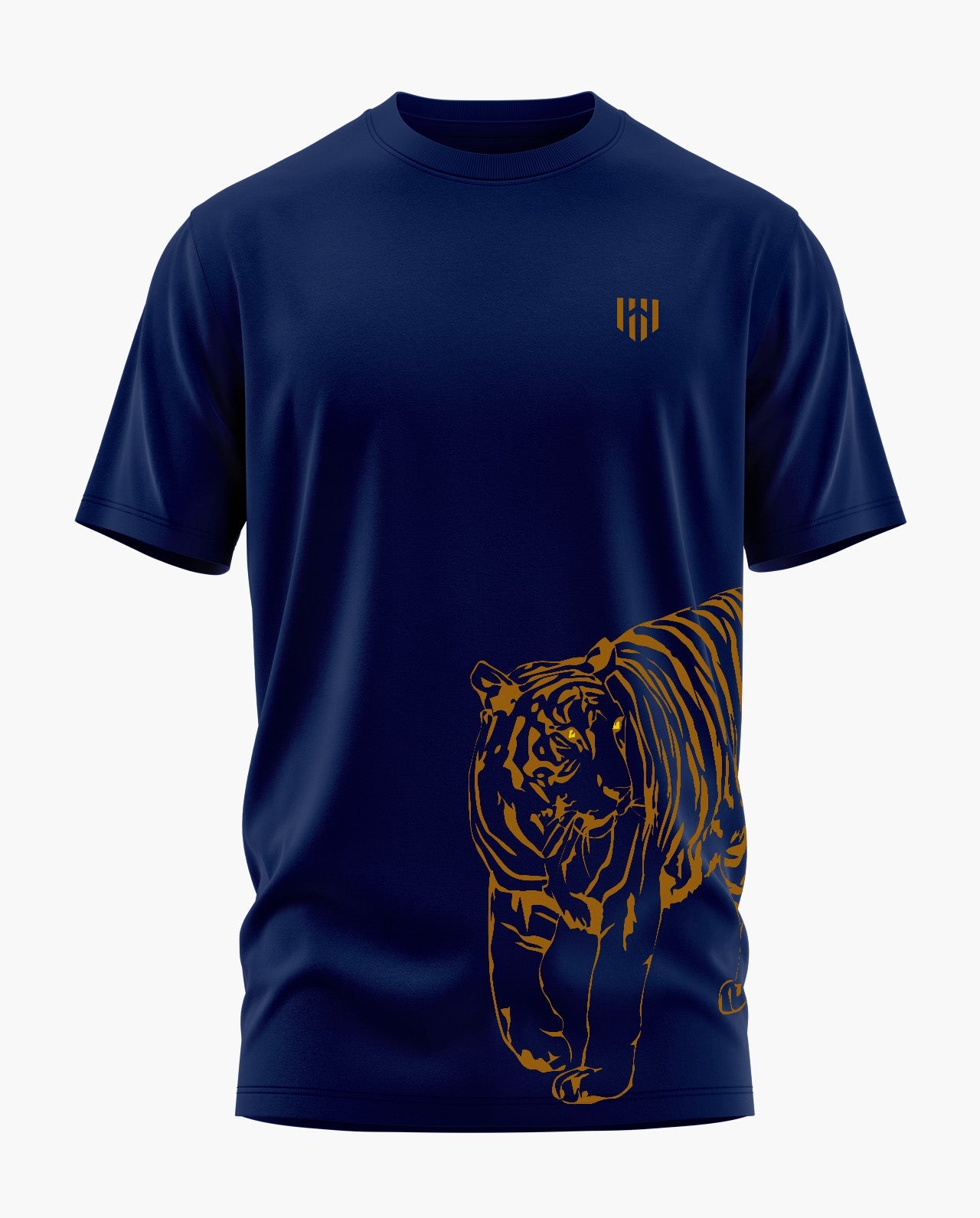 Striped Resilient Ruler Signature LuxeSoft Cotton T-Shirt  - CS