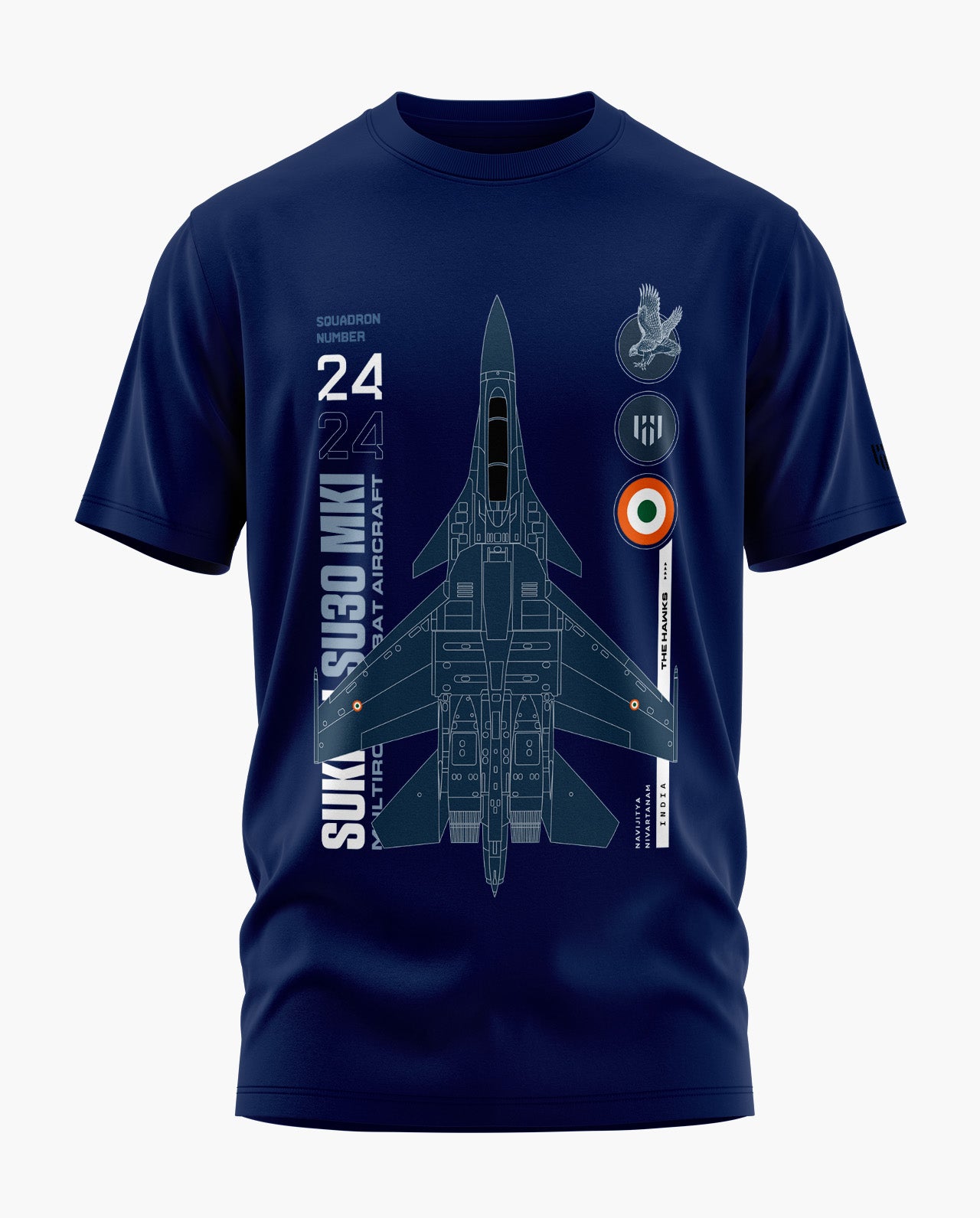 The Hawks Sukhoi SU 30 Signature LuxeSoft Cotton T-Shirt