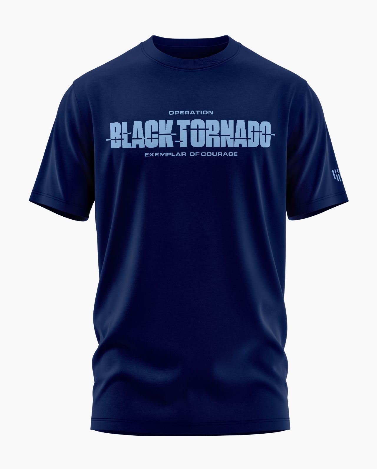 BLACK TORNADO VALOUR Signature LuxeSoft Cotton T-Shirt  - CS