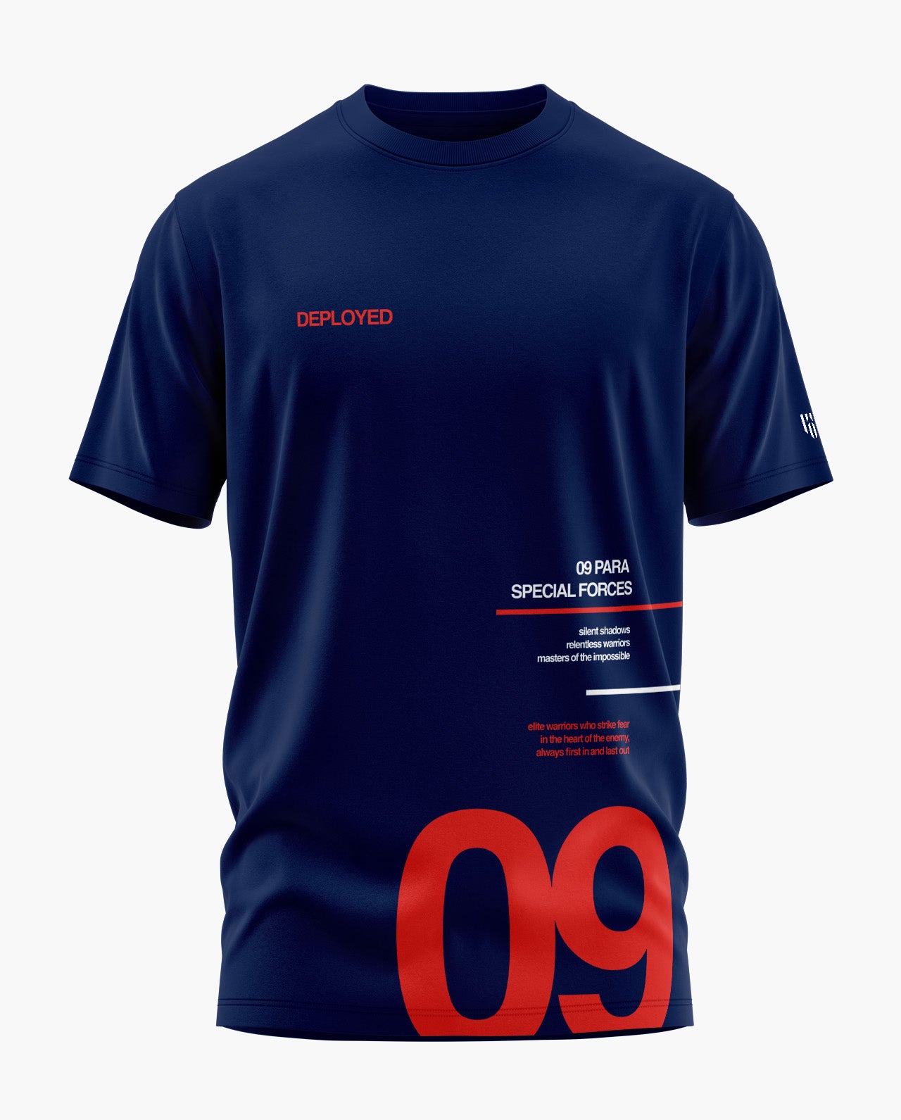 DEPLOYED 9 PARA SF Signature LuxeSoft Cotton T-Shirt
