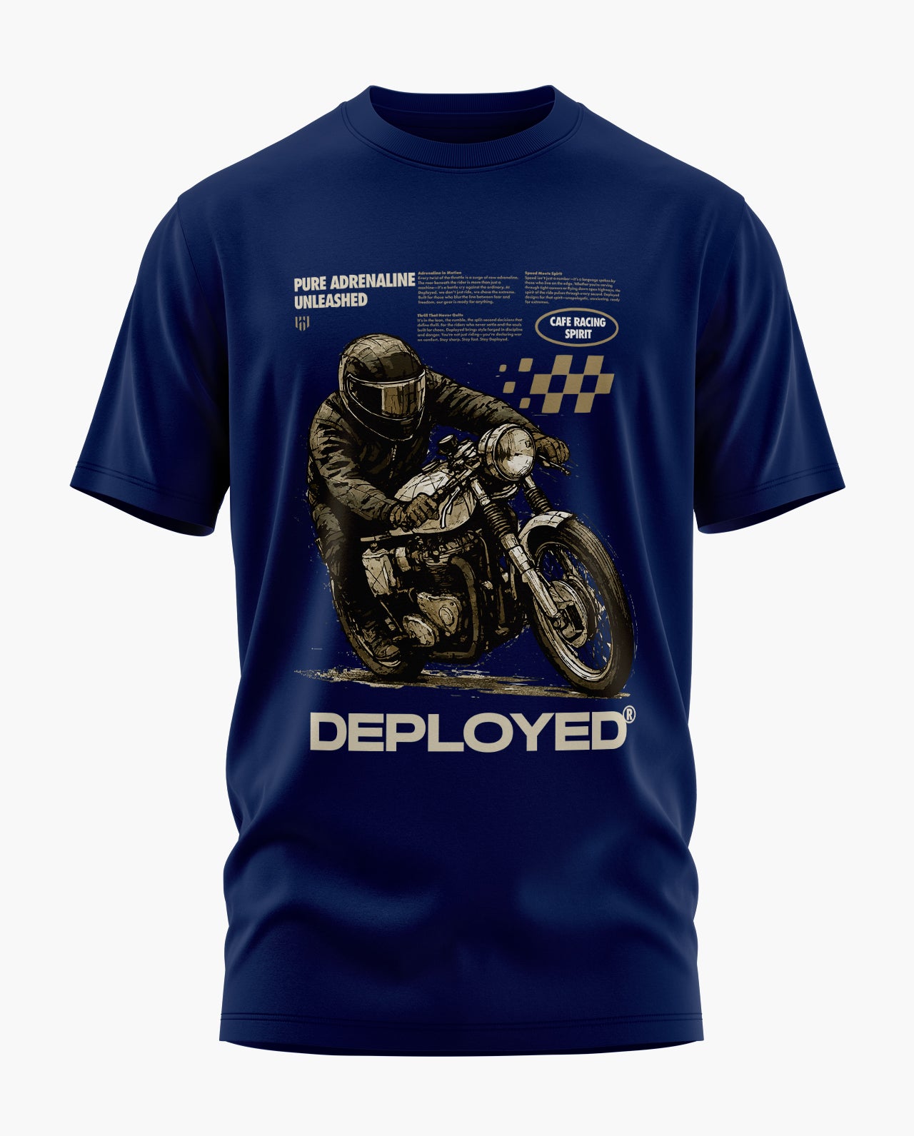 Cafe Racing Spirit Signature LuxeSoft Cotton T-Shirt