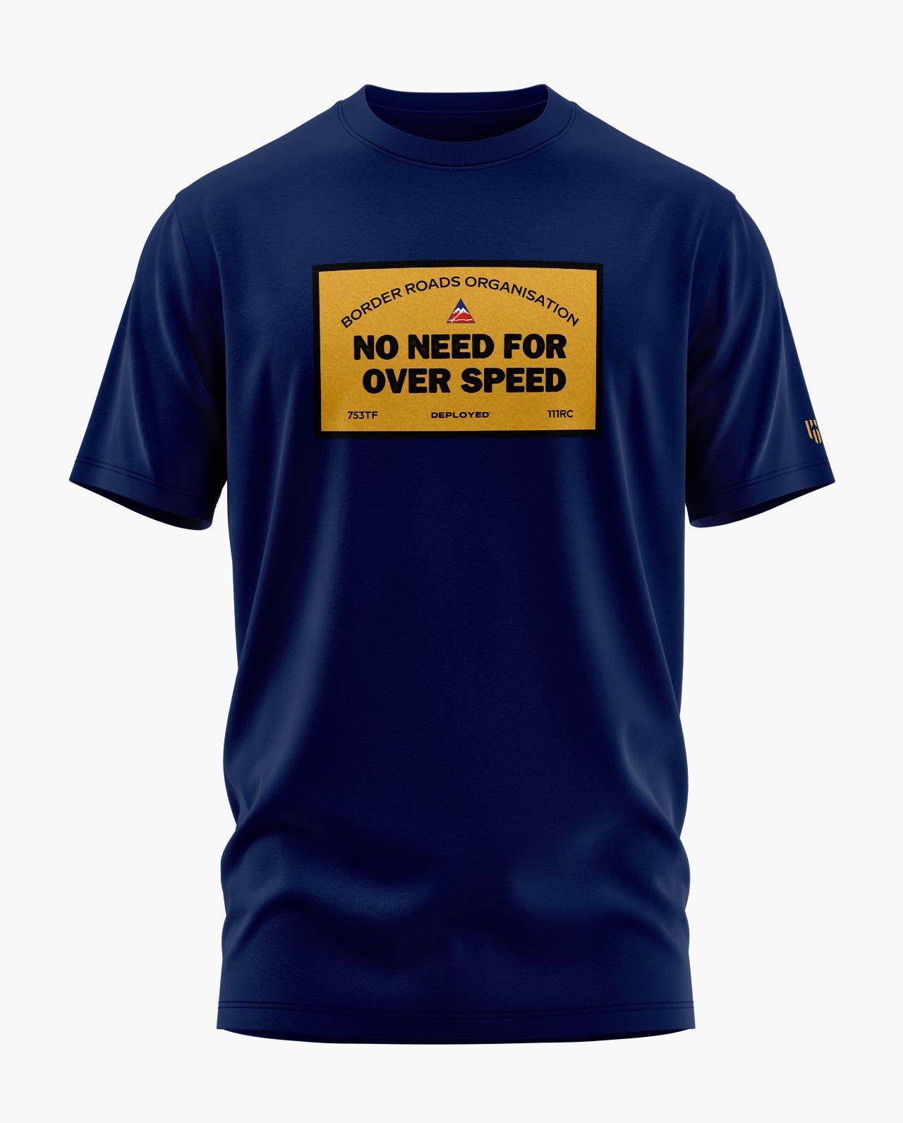 No Need for Over Speed Signature LuxeSoft Cotton T-Shirt