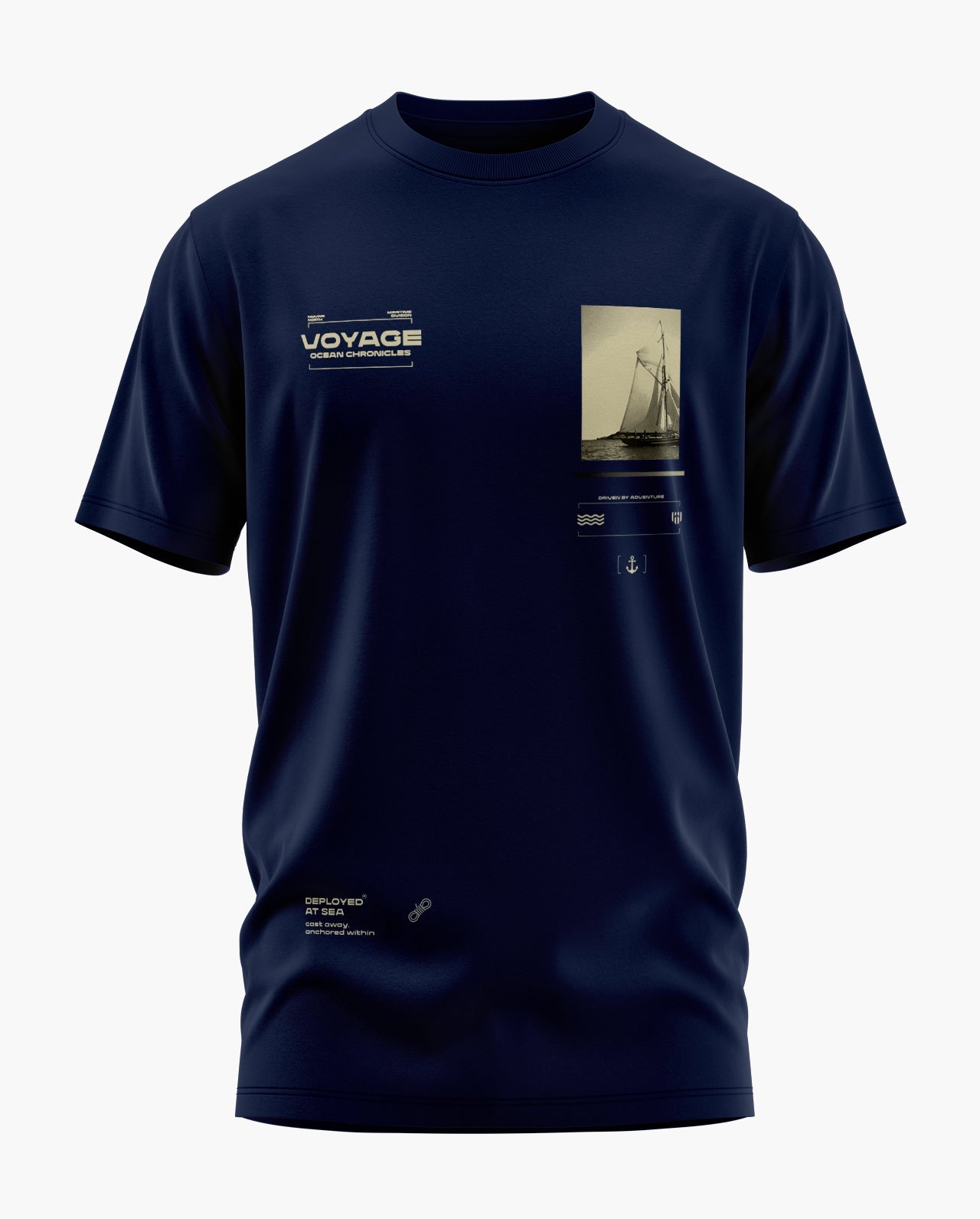 Nautical Voyage Signature LuxeSoft Cotton T-Shirt  - CS