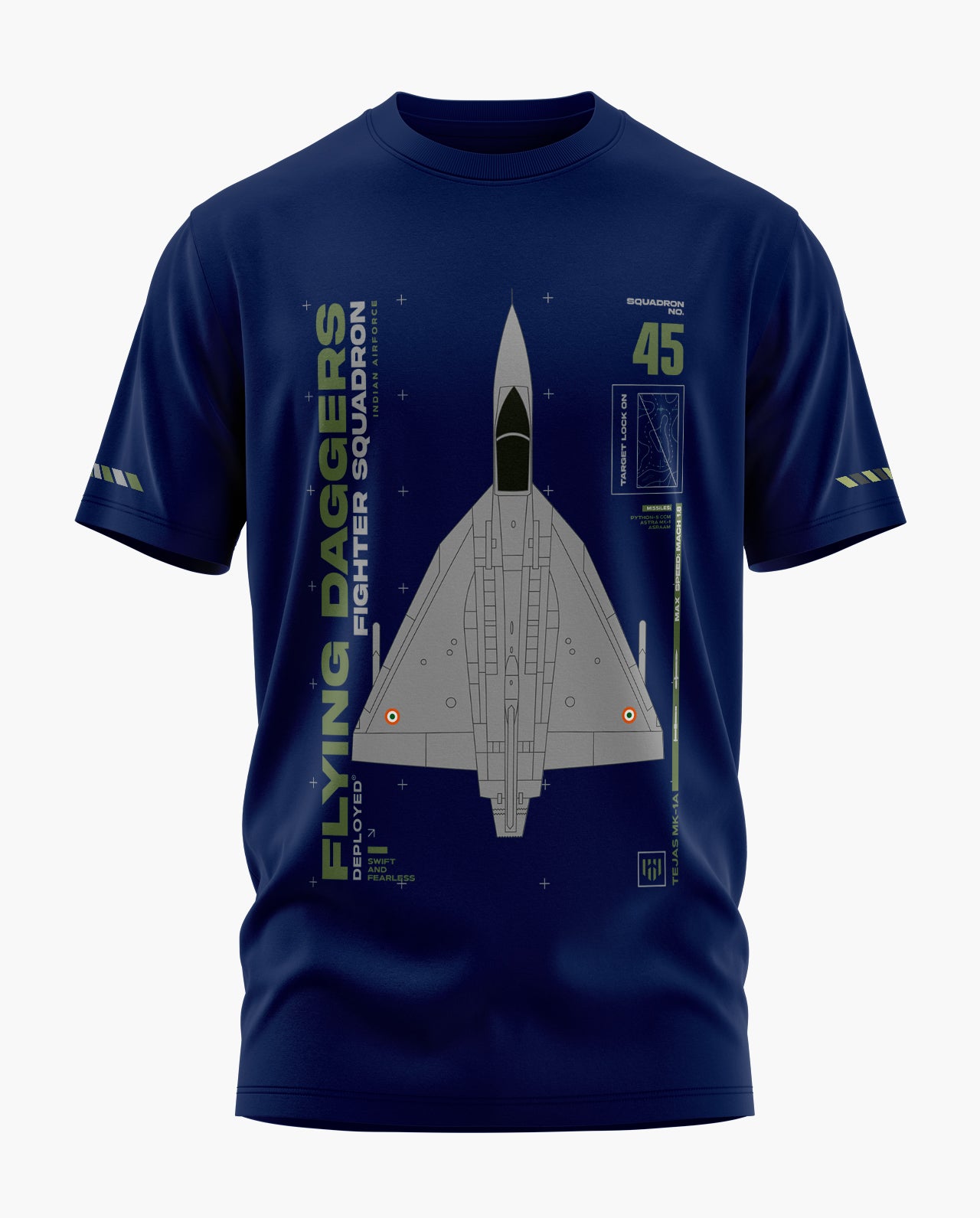 45 Sqdn Tejas Elite Signature LuxeSoft Cotton T-Shirt
