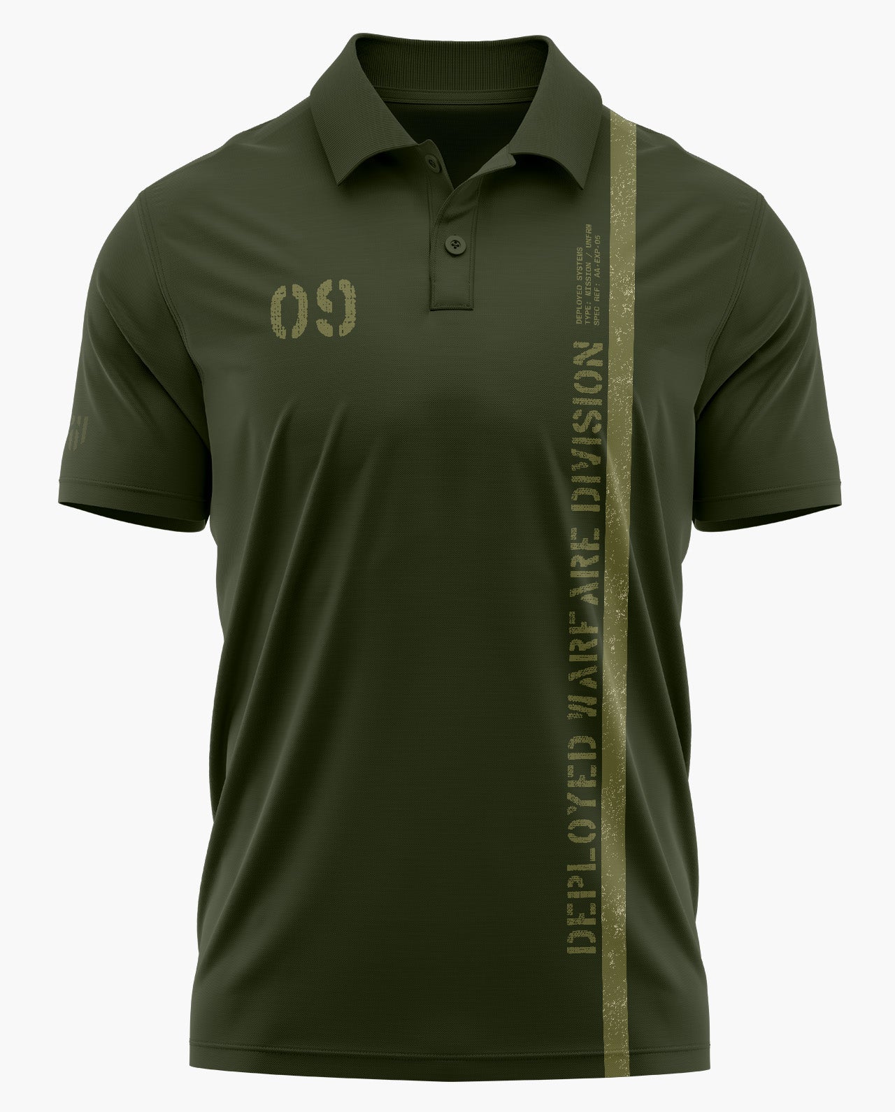 DEPLOYED WARFARE DIVISION Polo T-Shirt