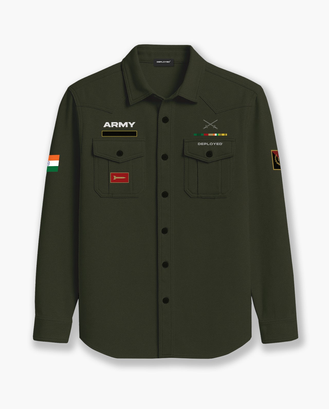 ARMY UNIFORM CUSTOM CARGO SHIRT