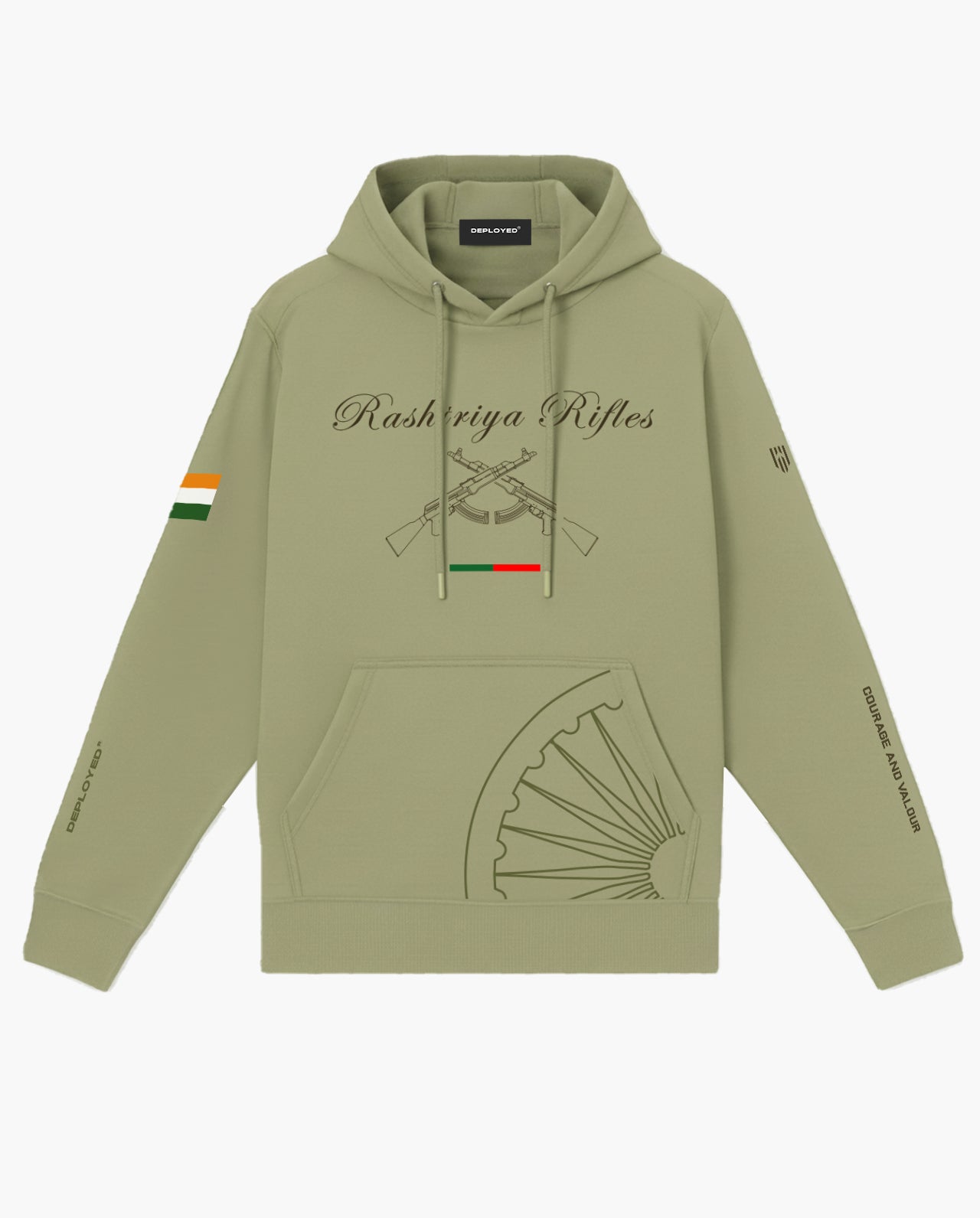 Rashtriya Rifles Special Edition Snow Soft Premium Hoodie