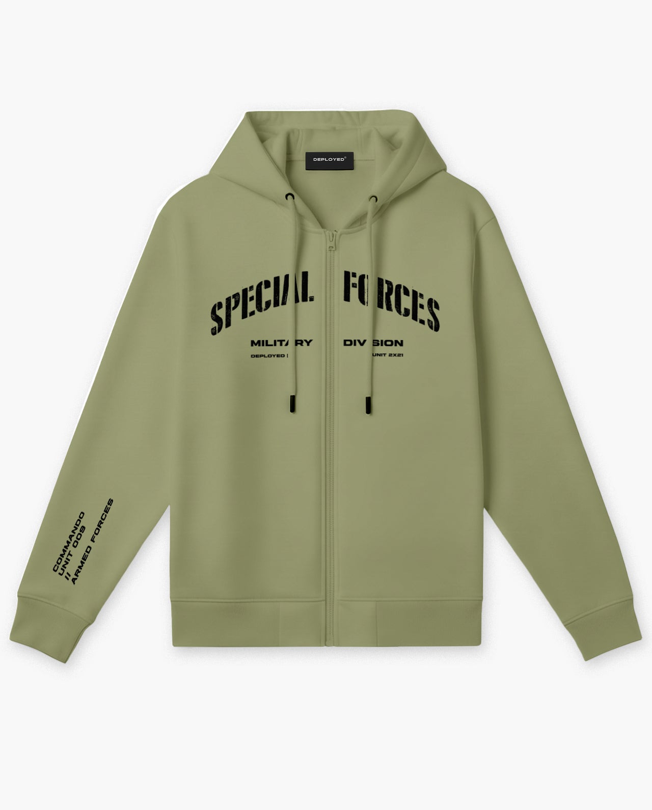 Deployed Special Forces Zipper Hoodie