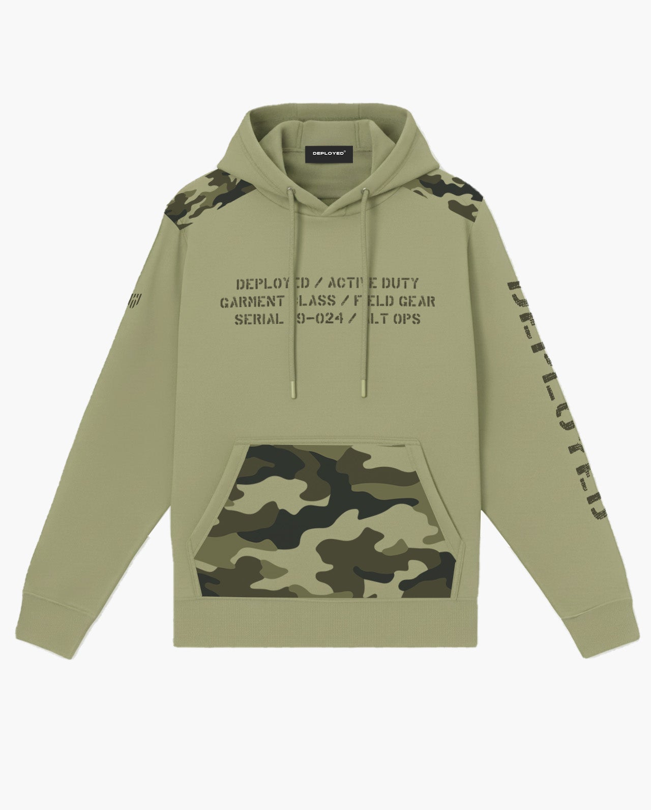 Active Duty Camo Snow Soft Premium Hoodie