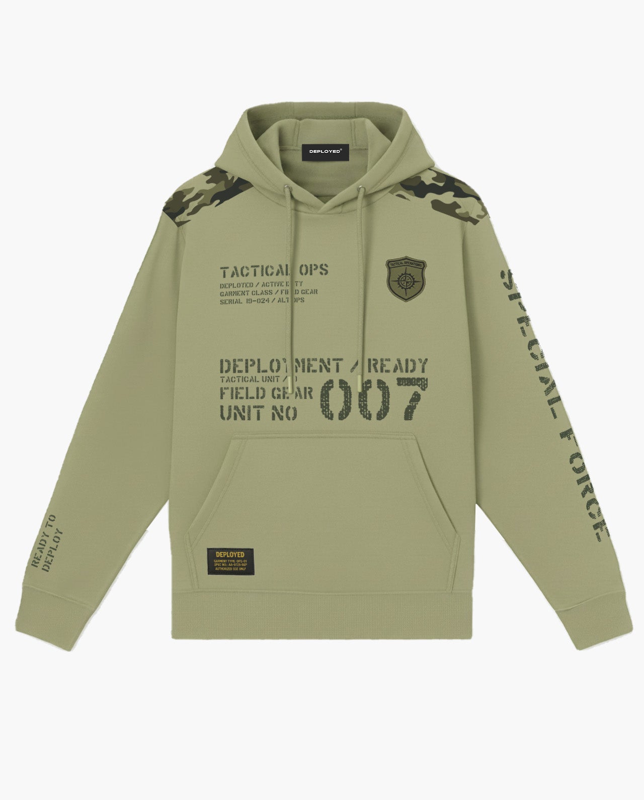 Unit 007 Camo Snow Soft Premium Hoodie