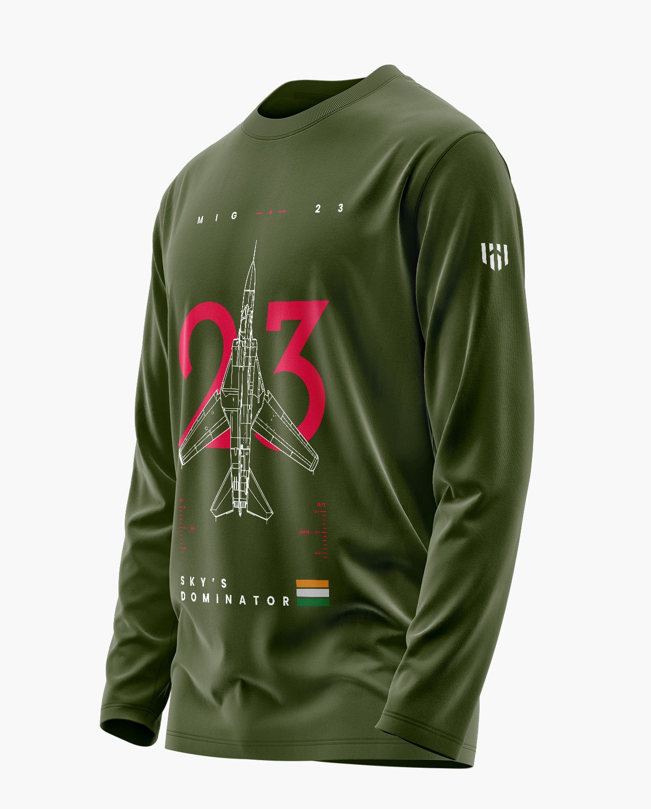 Mig-23 Signature Luxesoft Cotton Full Sleeve T-Shirt