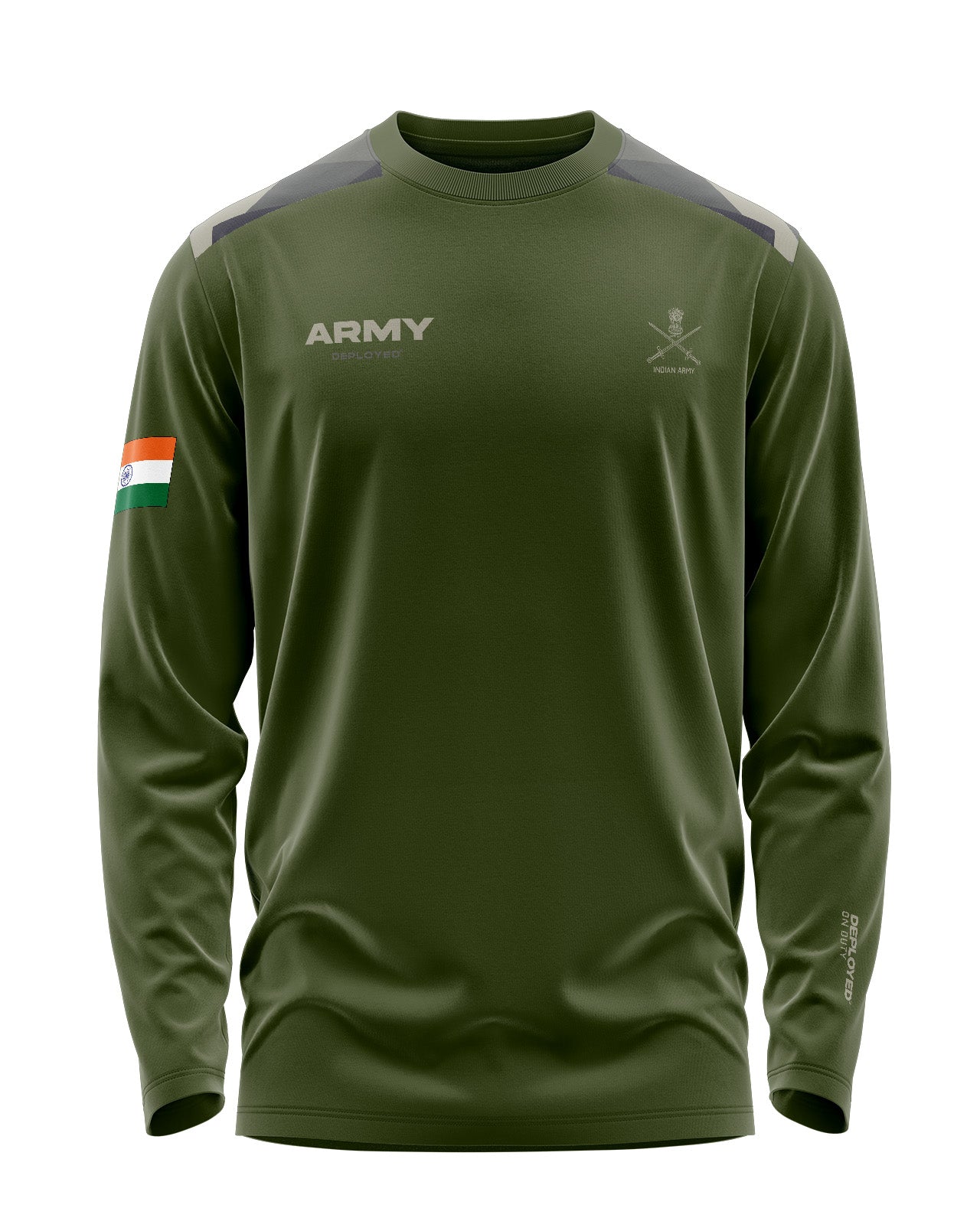 Sr-021-Camo Signature Luxesoft Cotton Full Sleeve T-Shirt