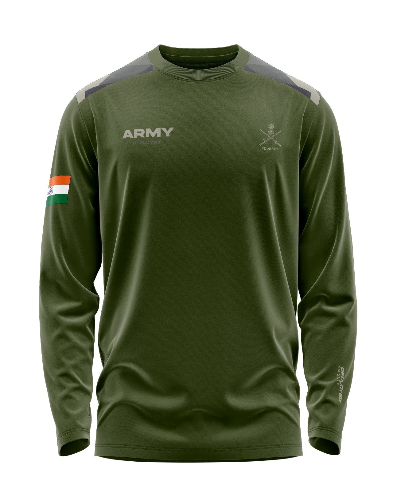 Sr-021-Camo Signature Luxesoft Cotton Full Sleeve T-Shirt - CS