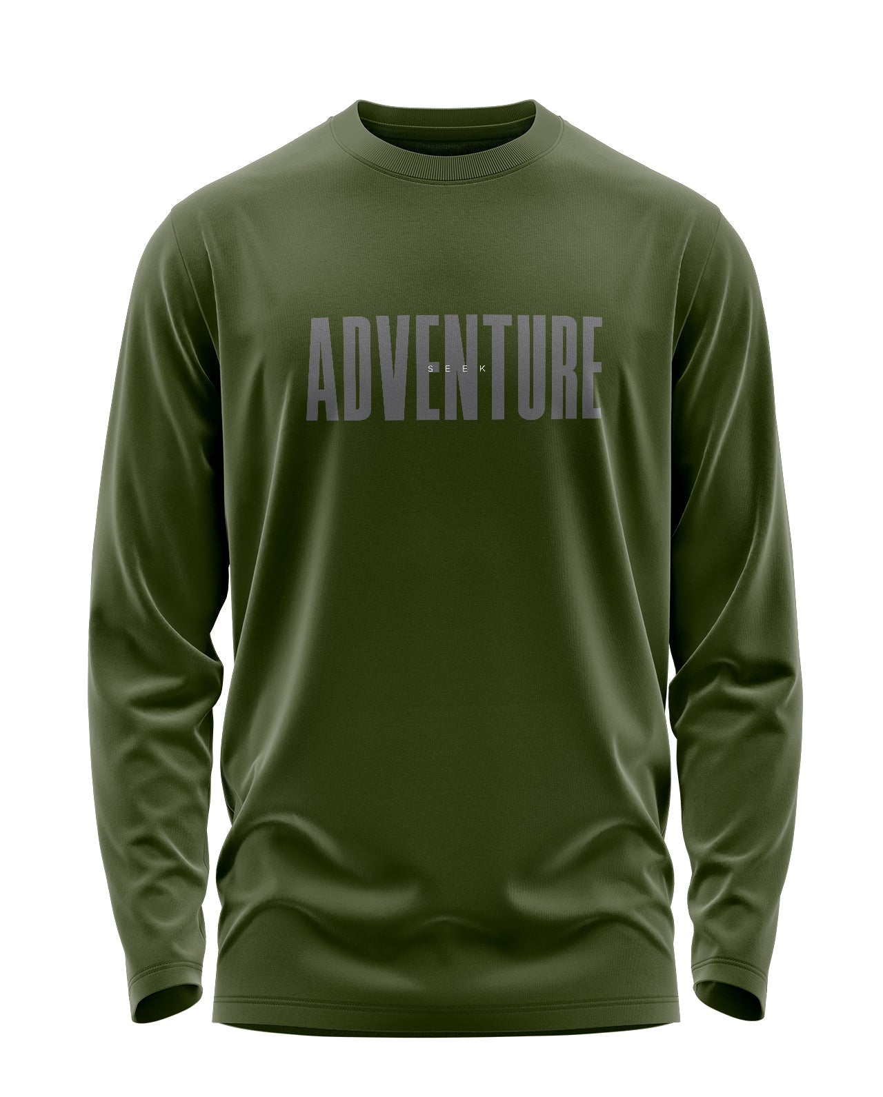 Seek Adventure Signature Luxesoft Cotton Full Sleeve T-Shirt  - CS