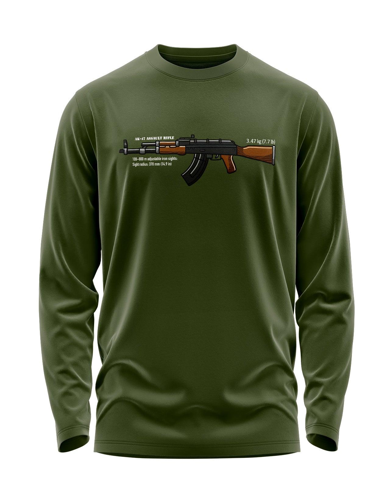 [CS] Ak-47 Army Signature Luxesoft Cotton Full Sleeve T-Shirt