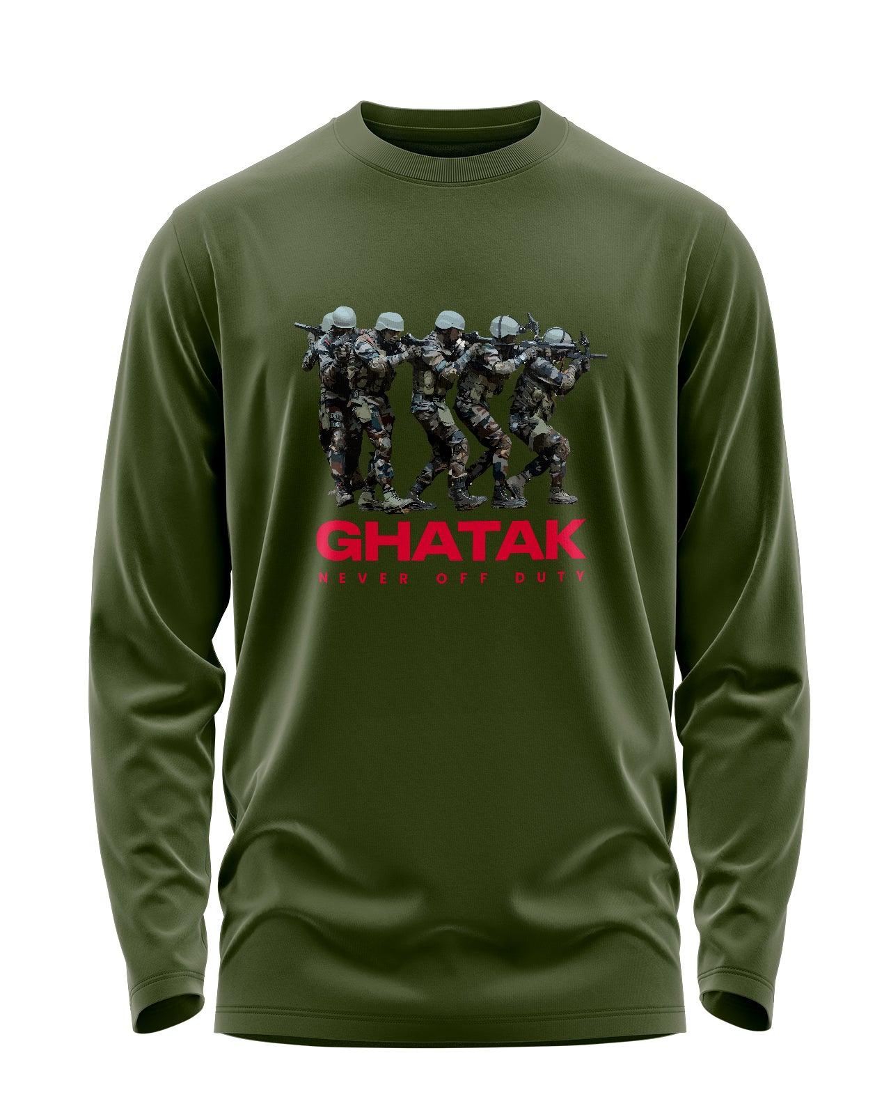[CS] Ghatak - Never Off Duty Signature Luxesoft Cotton Full Sleeve T-Shirt